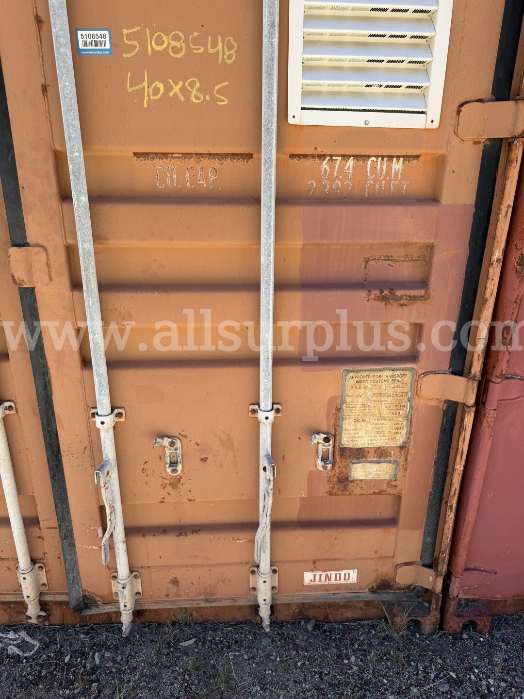 Shipping Container 40ft x 8.5ft x 8ft, With Contents, Qty 1.   Government Surplus Auction - Photo #3