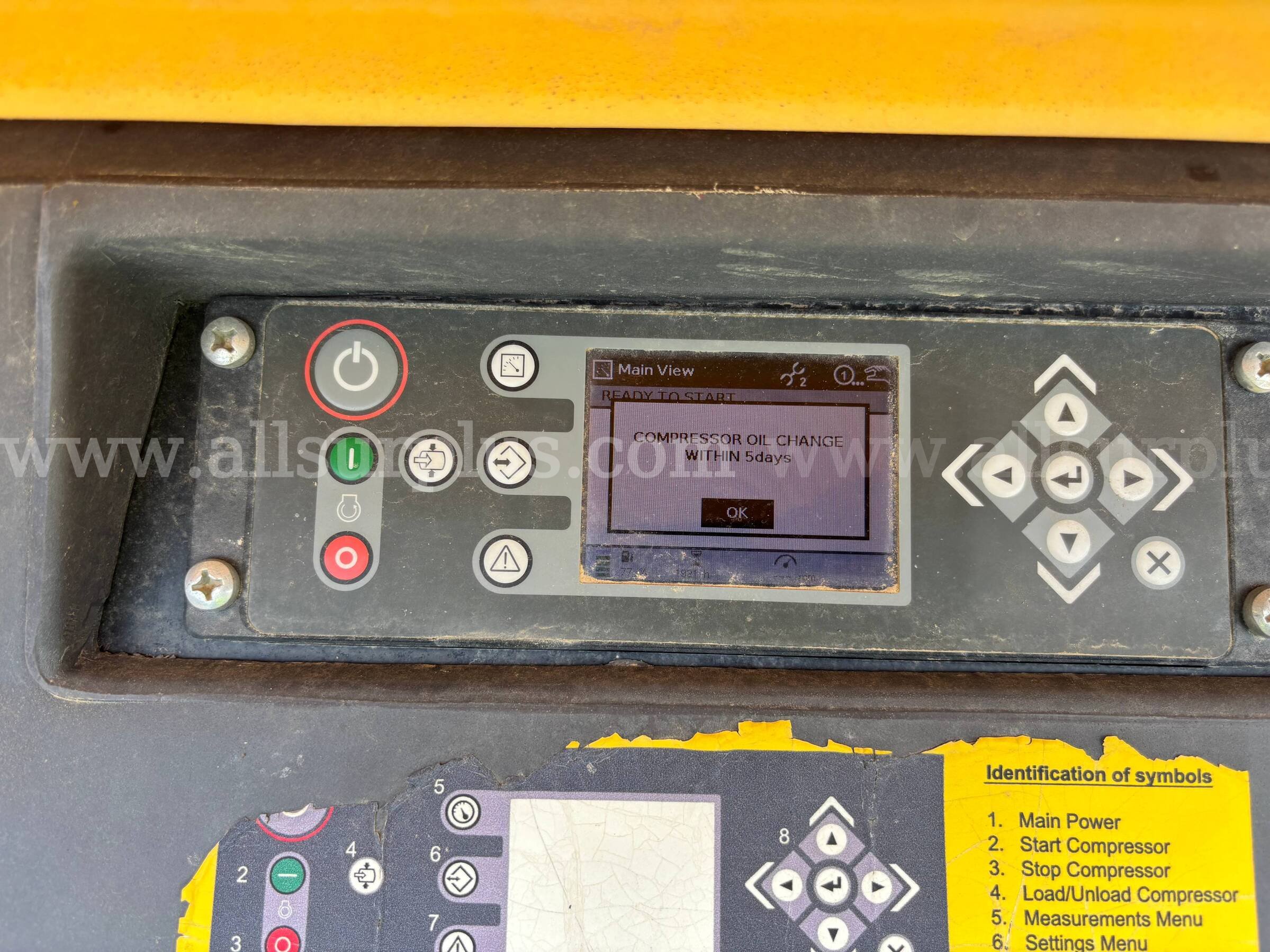 Atlas Copco XAS 185 CD7 185 CFM Towable Diesel Air Compressor, CAT 49 HP Atlas Copco 185 Government Surplus Auction - Photo #4