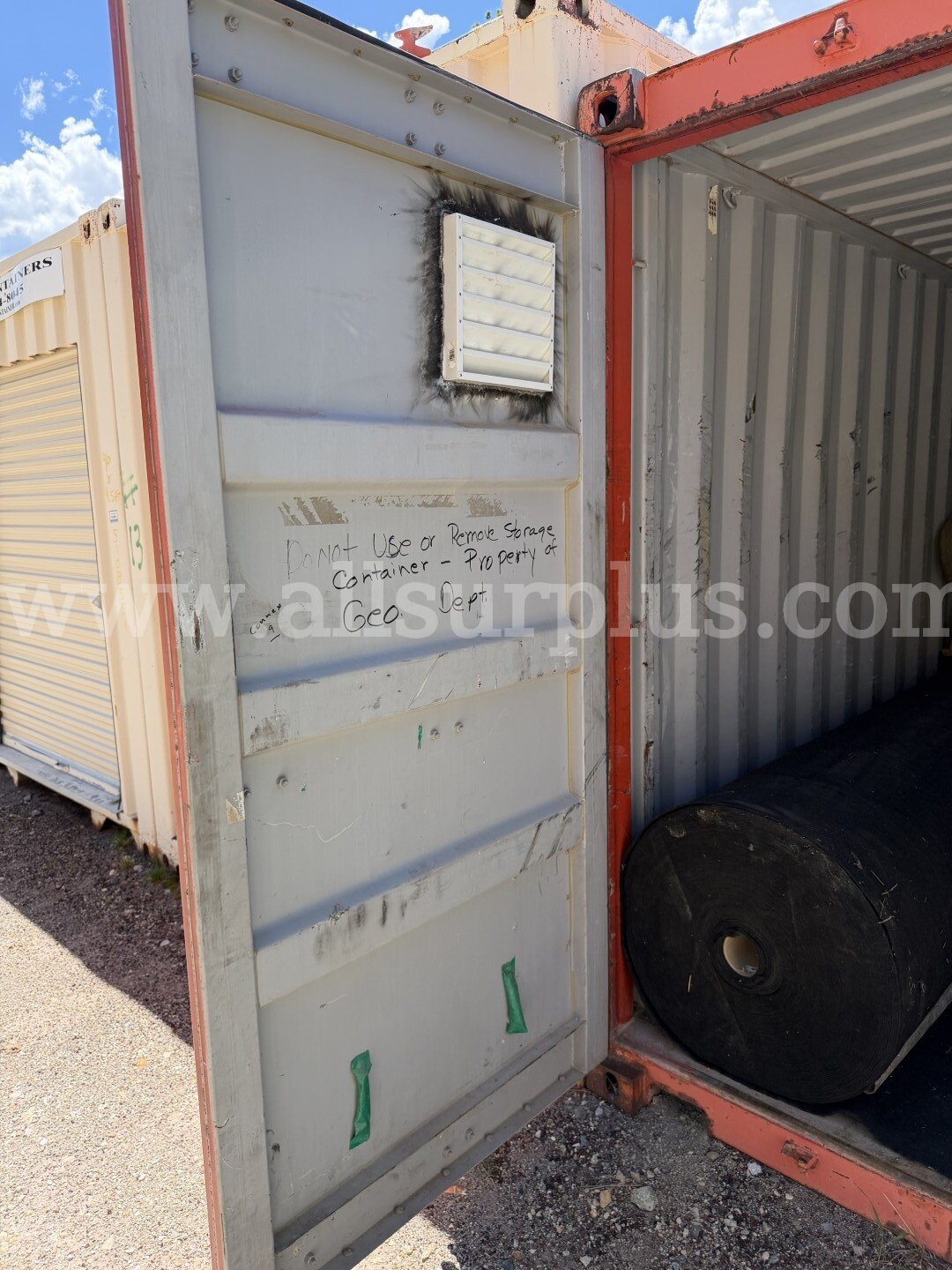 Shipping Container 40ft x 8.5ft x 8ft, With Contents, Qty 1.   Government Surplus Auction - Photo #4