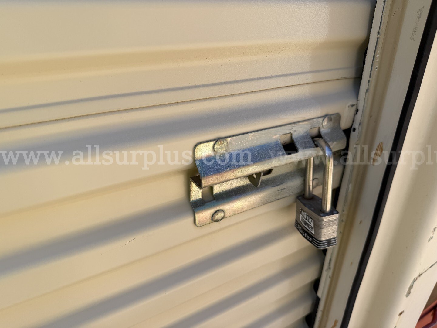 Shipping Container, High Cube, Roll Up Door, 40ft x 9.5ft x 8ft, With Contents, Qty 1.   Government Surplus Auction - Photo #2