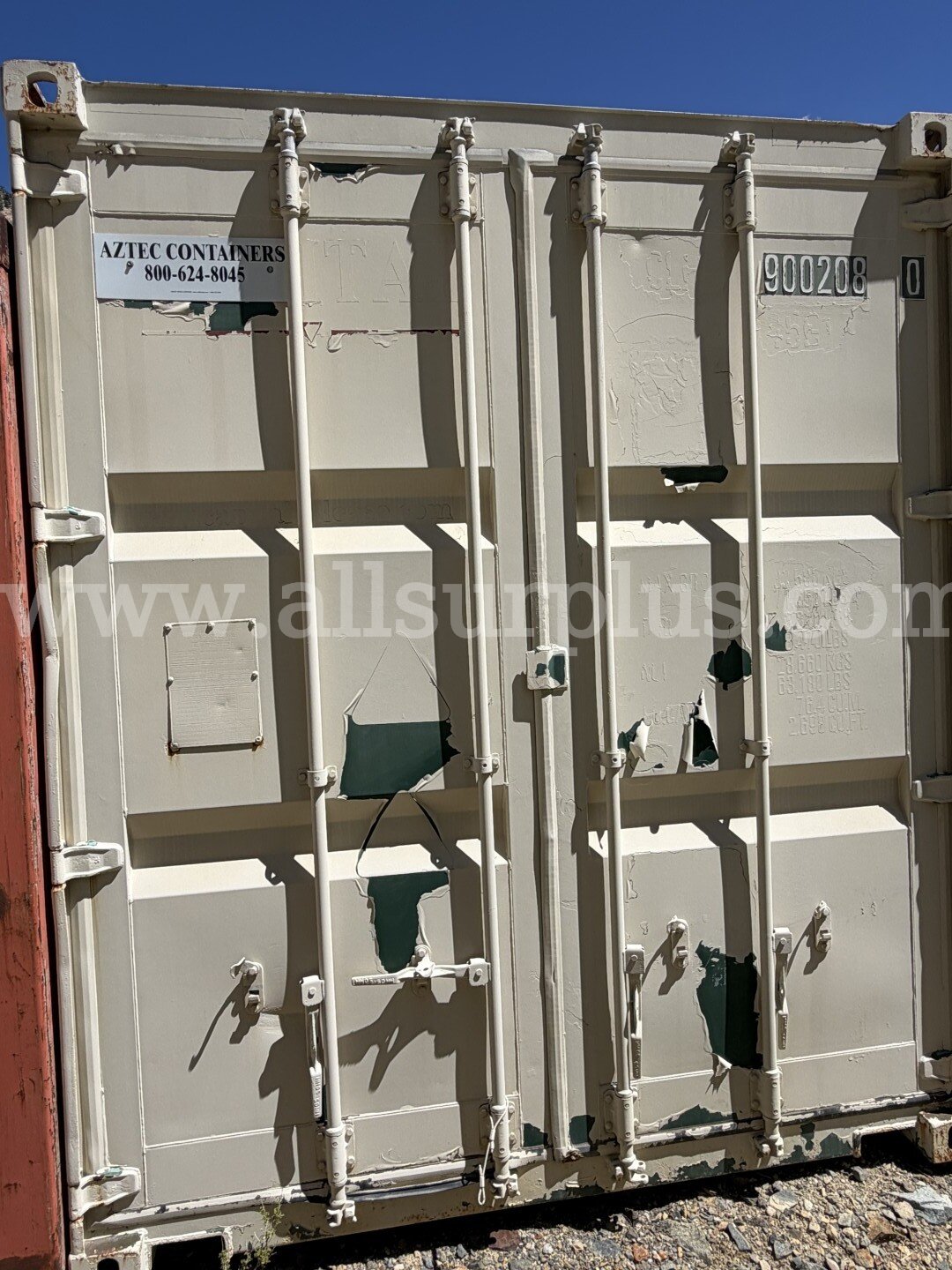 Shipping Container, High Cube, Roll Up Door, 40ft x 9.5ft x 8ft, With Contents, Qty 1.   Government Surplus Auction - Photo #6