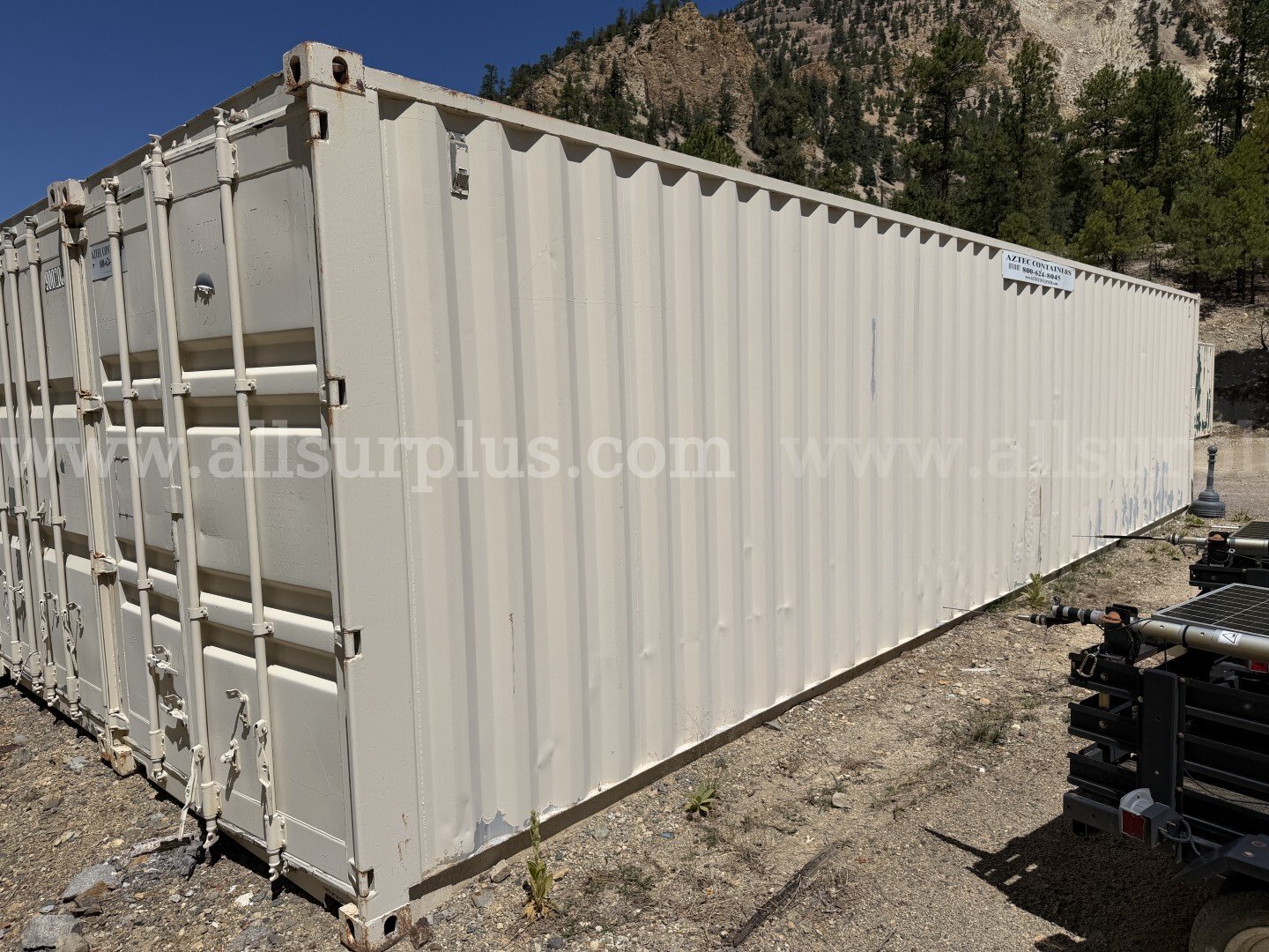 Shipping Container, High Cube, Roll Up Door, 40ft x 9.5ft x 8ft, With Contents, Qty 1. Xiamen Pacific Container  Government Surplus Auction - Photo #5