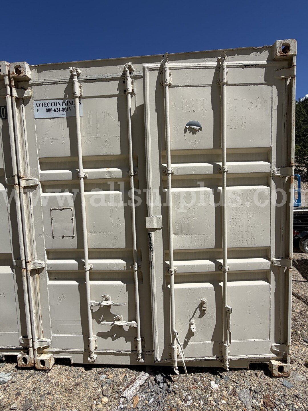 Shipping Container, High Cube, Roll Up Door, 40ft x 9.5ft x 8ft, With Contents, Qty 1. Xiamen Pacific Container  Government Surplus Auction - Photo #6