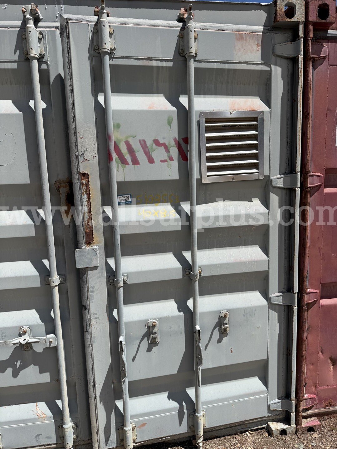 Shipping Container 40ft x 8.5ft x 8ft, With Contents, Qty 1.   Government Surplus Auction - Photo #3