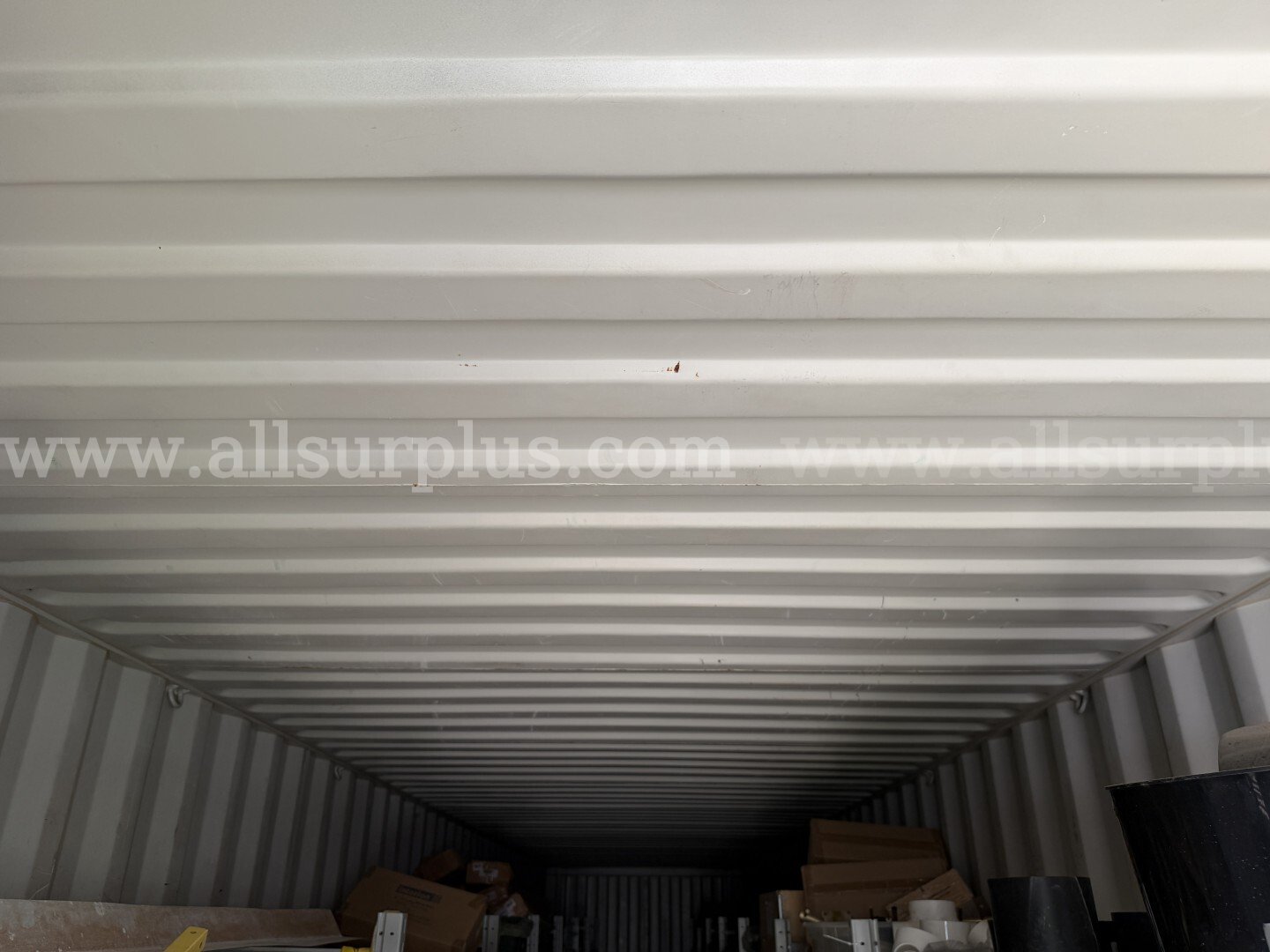 Shipping Container 40ft x 8.5ft x 8ft, With Contents, Qty 1.   Government Surplus Auction - Photo #4