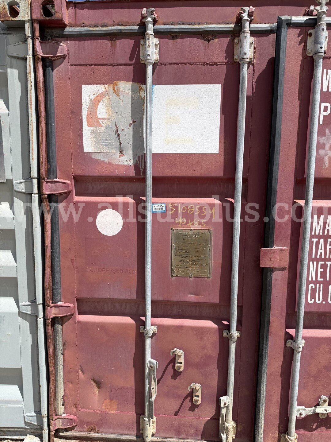 Shipping Container 40ft x 8.5ft x 8ft, With Contents, Qty 1. Shanghai Pacific Interna  Government Surplus Auction - Photo #2