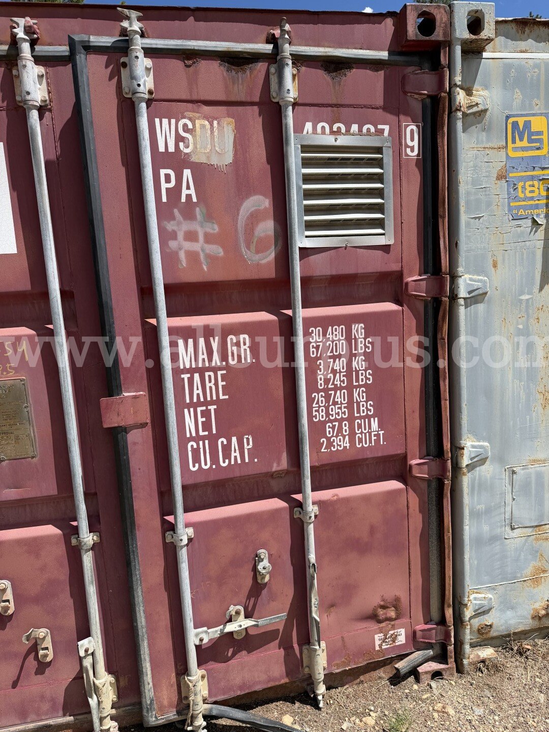 Shipping Container 40ft x 8.5ft x 8ft, With Contents, Qty 1. Shanghai Pacific Interna  Government Surplus Auction - Photo #3