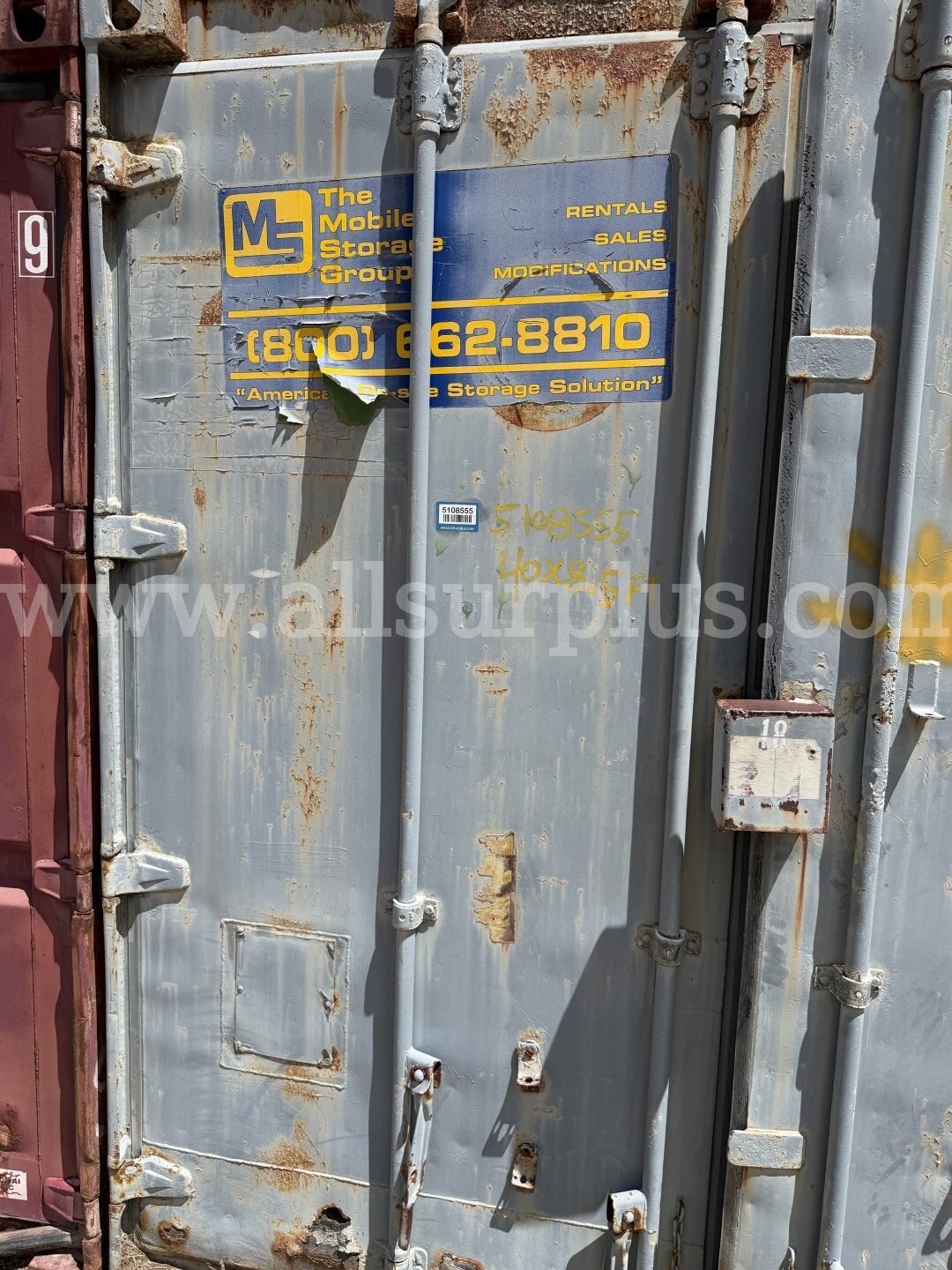 Shipping Container 40ft x 8.5ft x 8ft, With Contents, Qty 1.   Government Surplus Auction - Photo #3