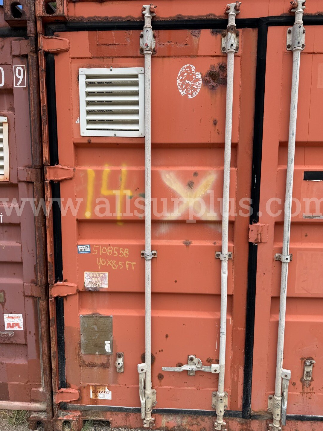 Shipping Container 40ft x 8.5ft x 8ft, With Contents, Qty 1. Guandong Hyundai Containe  Government Surplus Auction - Photo #3