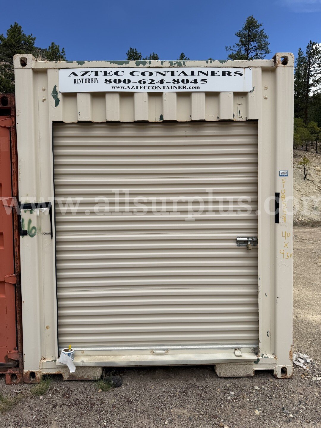 Shipping Container, High Cube, Roll Up Door, 40ft x 9.5ft x 8ft, With Contents, Qty 1. Huizhou Xinhuachang Inter  Government Surplus Auction - Photo #2