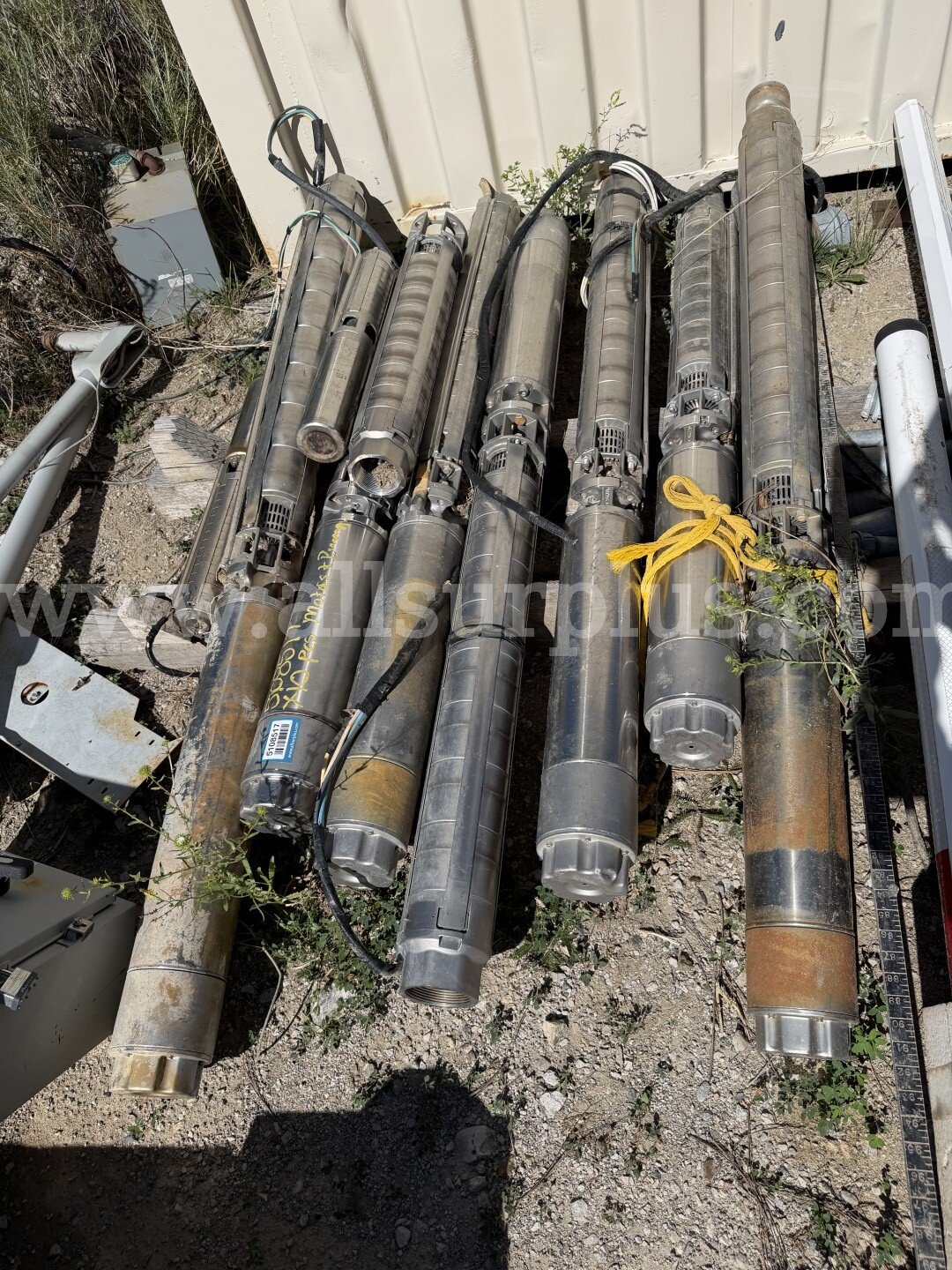 Electric Submersible Pumps and Motors, Valves, Lift Table, Copper Piping and Misc MRO, 1 Lot   Government Surplus Auction - Primary Photo