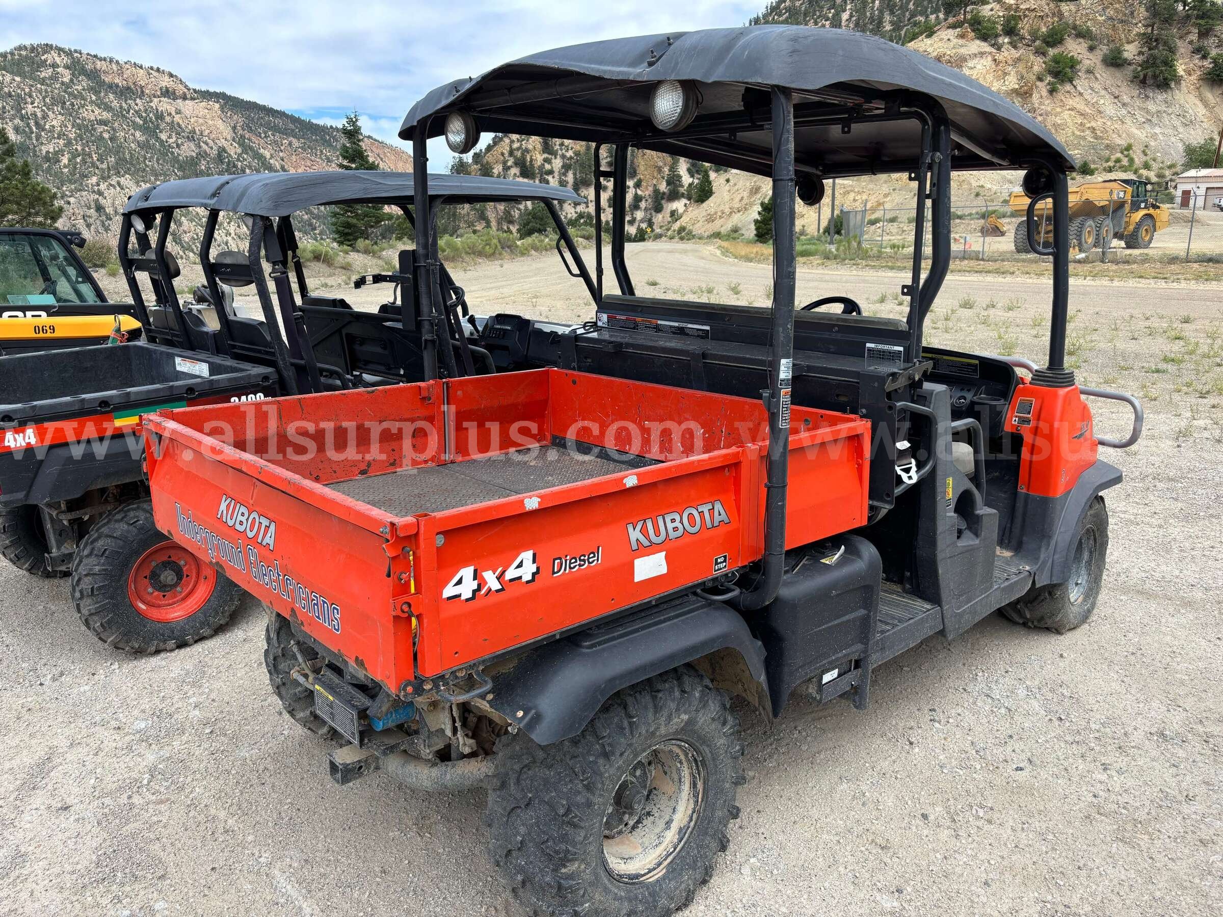 Kubota RTV1140CPX 4x4 diesel crew utility vehicle Kubota RTV1140CPX Government Surplus Auction - Photo #3