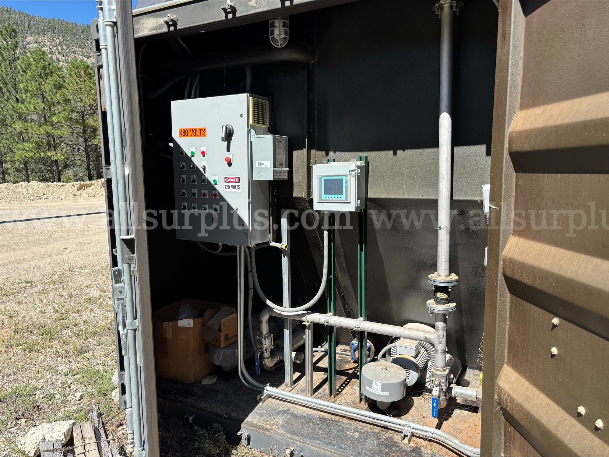 Ecologix Environmental Systems Zeo-Clear 20 containerized biological wastewater treatment system. Qty 1 Ecologix Environmental  Government Surplus Auction - Photo #5