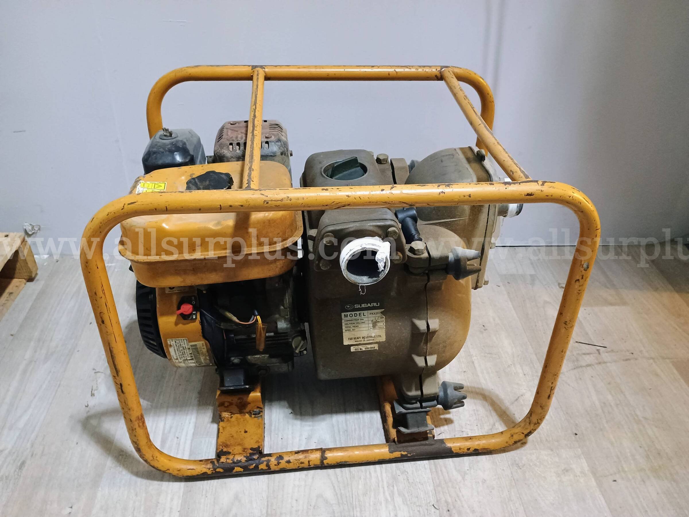 Subaru PKX201 Water Pump w/ EX17 Premium 6.0 HP Engine  Retired Working Condition