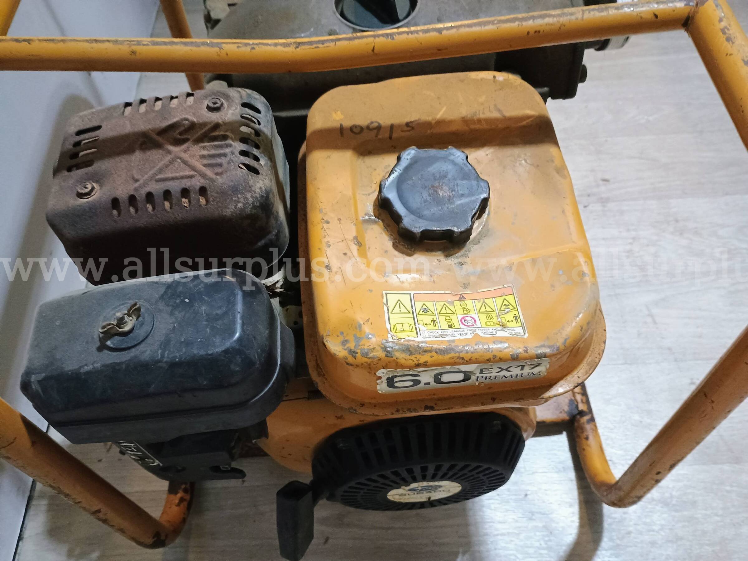 Subaru PKX201 Water Pump w/ EX17 Premium 6.0 HP Engine  Retired Working Condition Subaru PKX201 Water Pump PKX201 Government Surplus Auction - Photo #5
