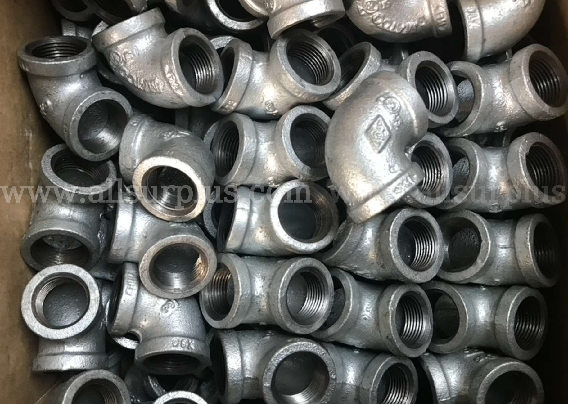LOT 2 pallets of mixed HVAC duct fittings suitable for commercial & residential heating, ventilation, & AC installations