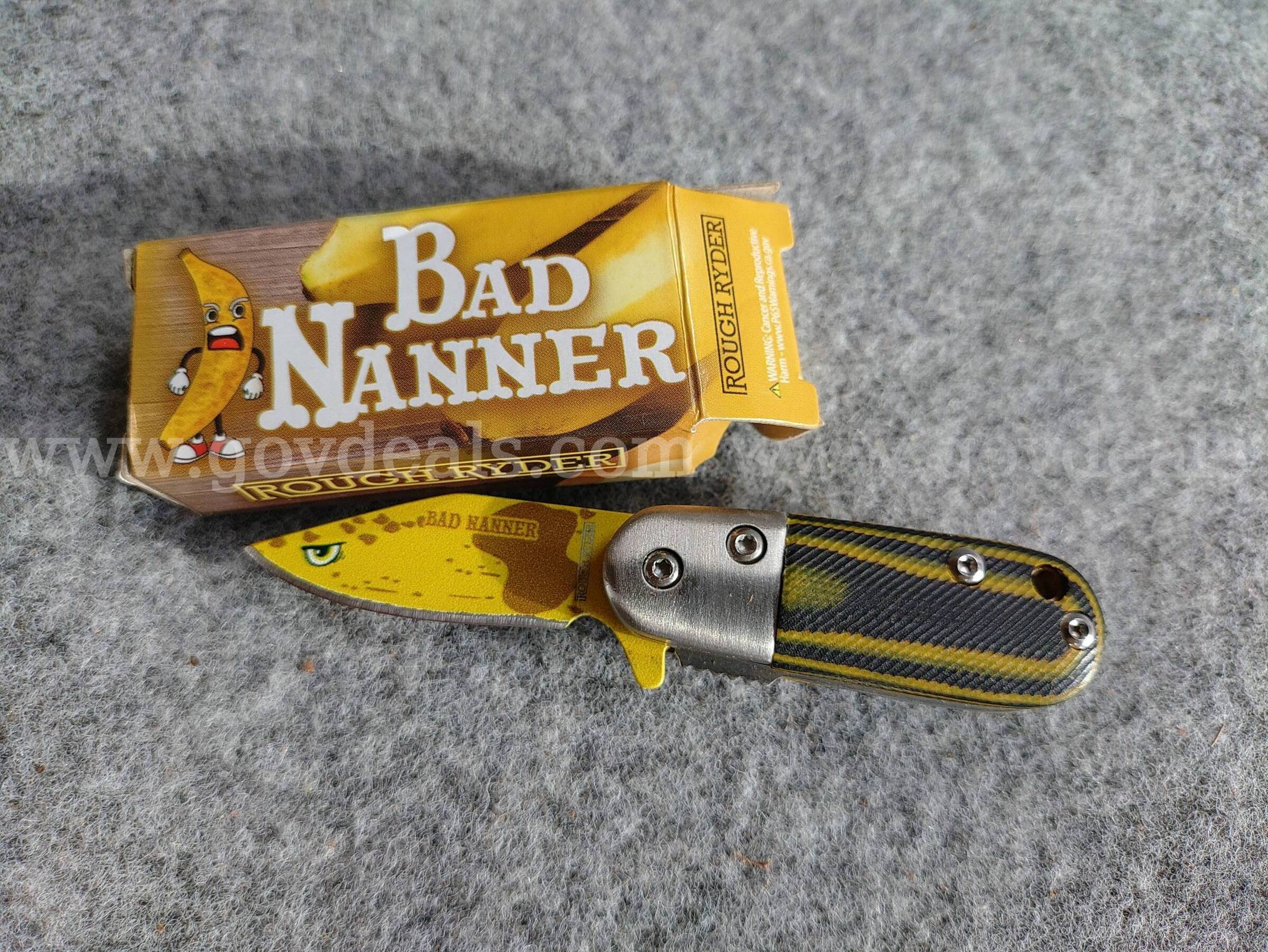 Bad Nanner Lock Blade Rough Ryder  Government Surplus Auction - Primary Photo