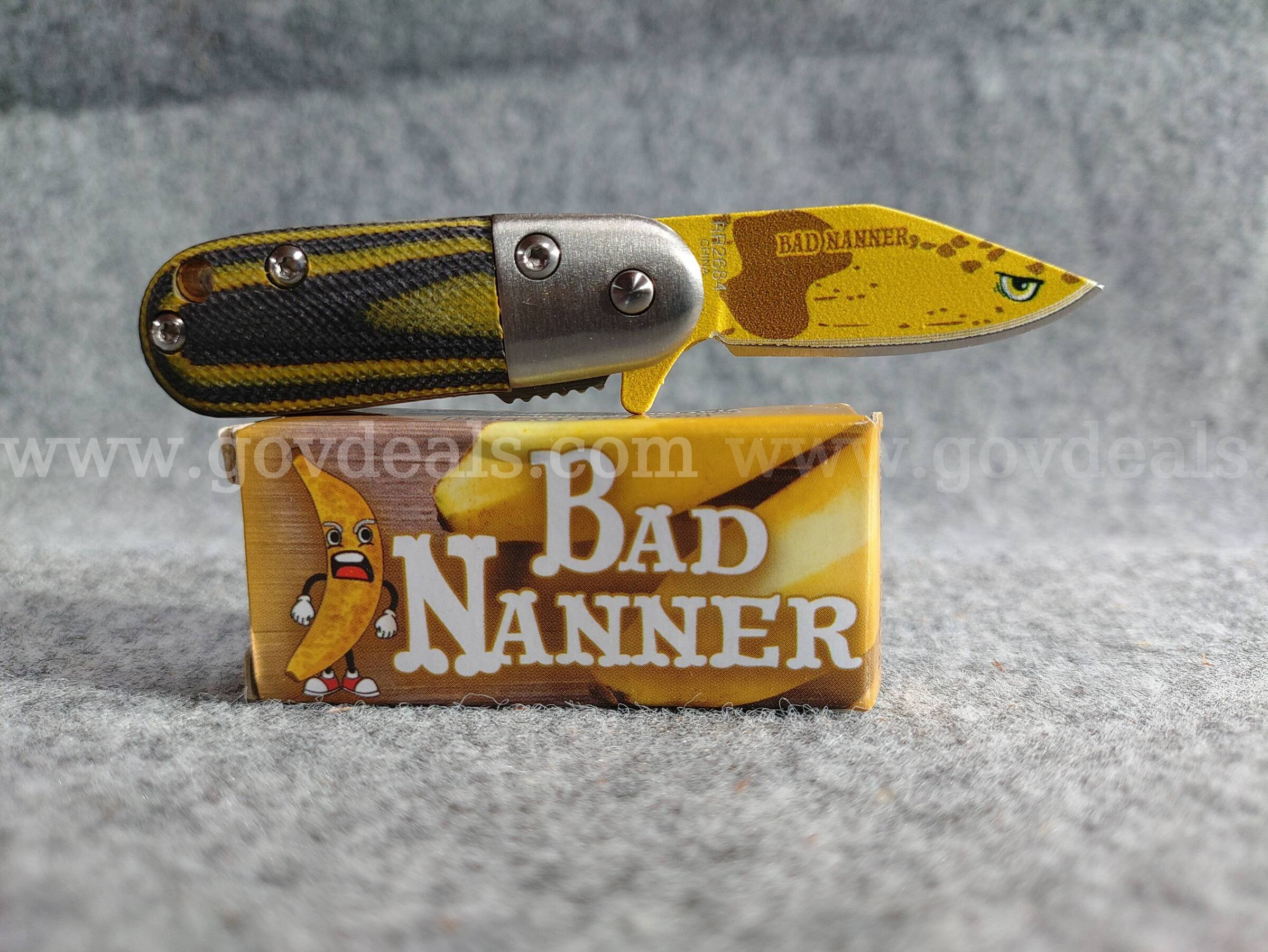 Bad Nanner Lock Blade Rough Ryder  Government Surplus Auction - Photo #2