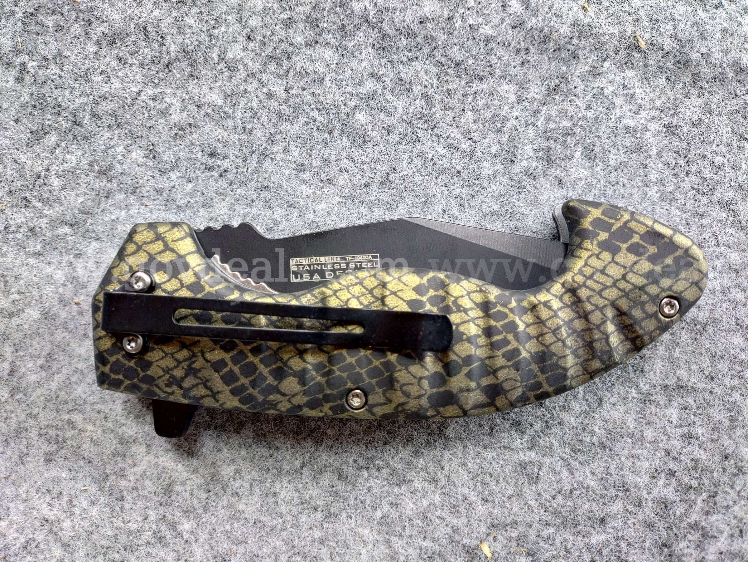 Tactical Folding Lock Blade Knife Tac-Force  Government Surplus Auction - Photo #2