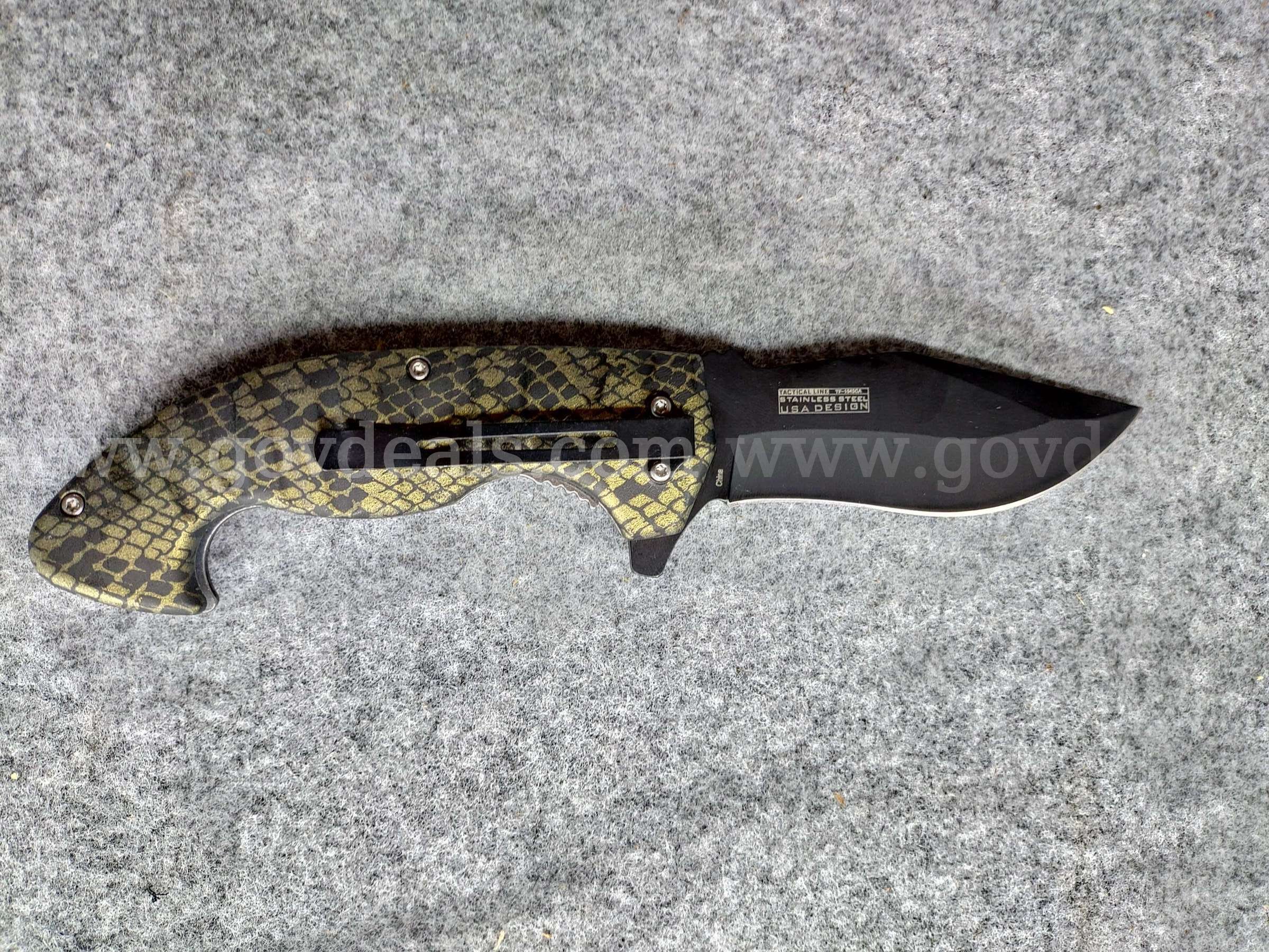 Tactical Folding Lock Blade Knife Tac-Force  Government Surplus Auction - Photo #3