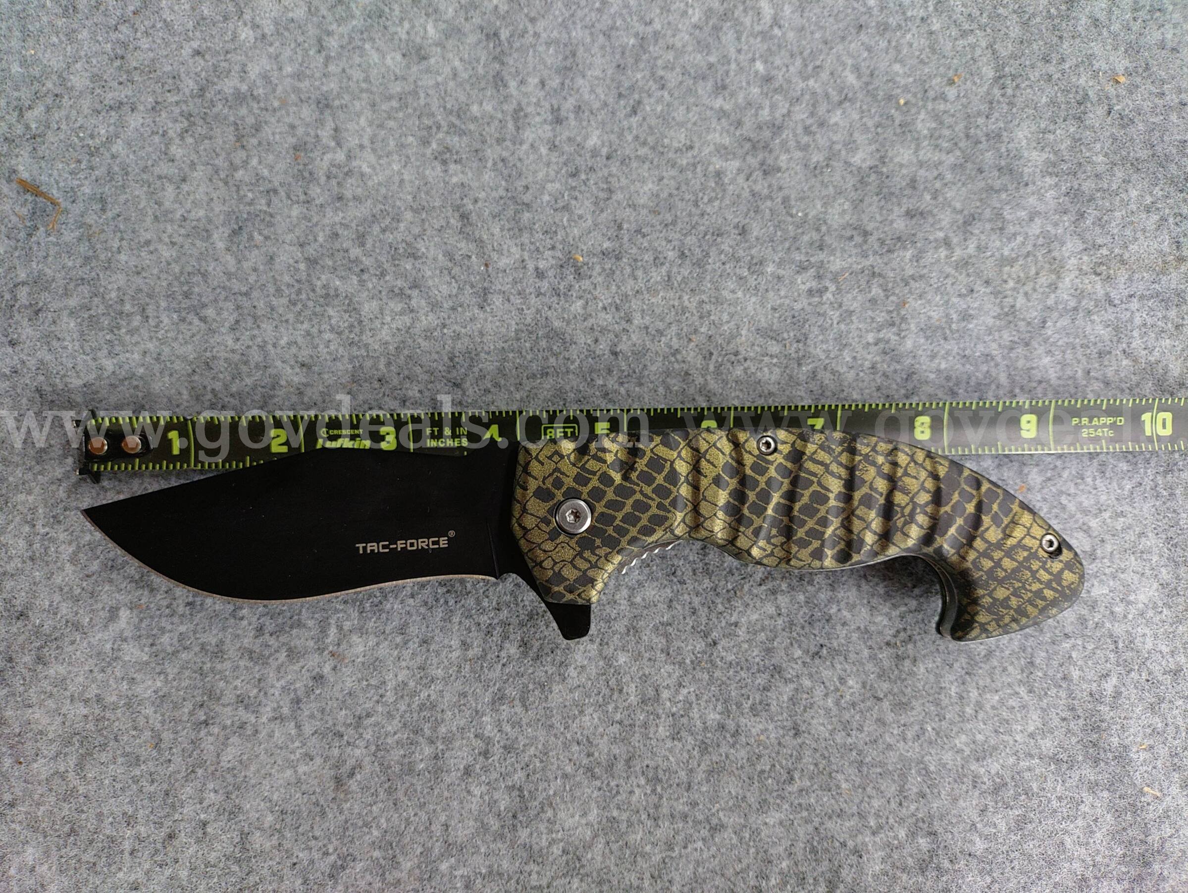 Tactical Folding Lock Blade Knife Tac-Force  Government Surplus Auction - Photo #4