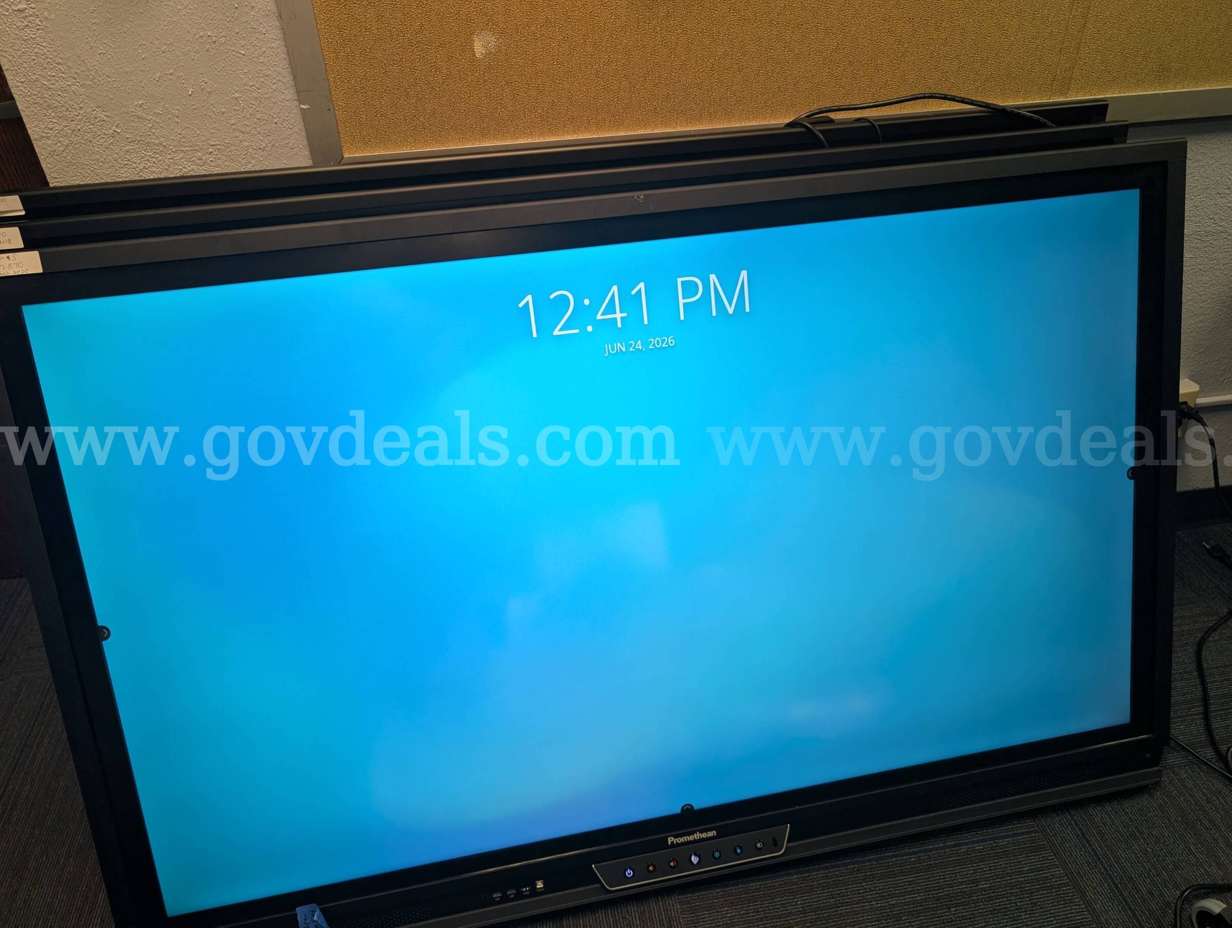 Lot of 5 Promethean Boards   Government Surplus Auction - Primary Photo