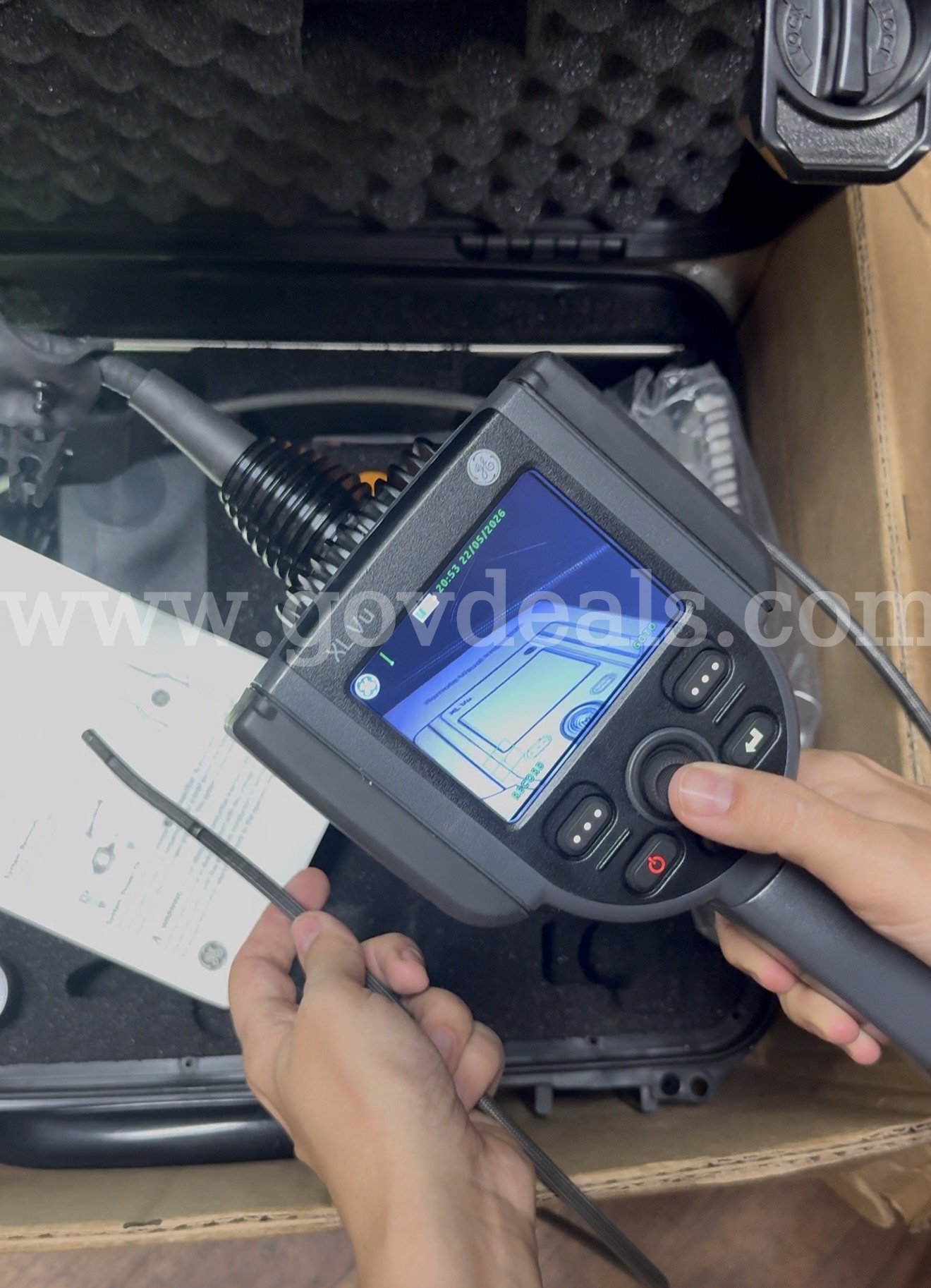 GE XL Vu VideoProbe Inspection System XLVUD6130-T2 GE XLVUD6130-T2 Government Surplus Auction - Photo #4
