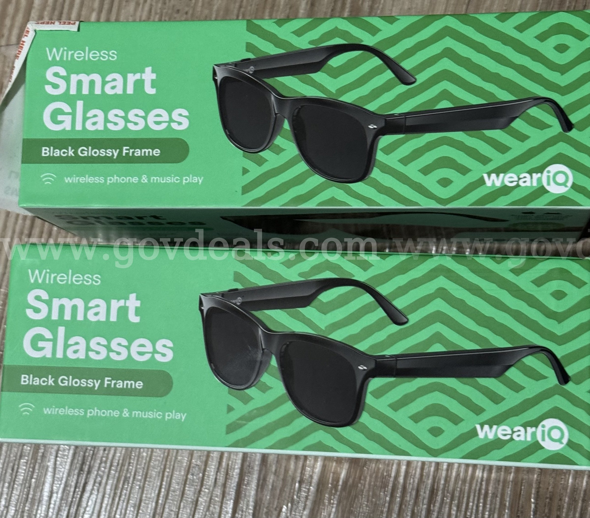 Brand New Wireless Smart Glasses  SS-SHINYBC1LG Government Surplus Auction - Photo #2