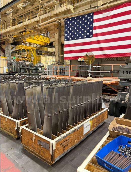 Steam Turbine Blades, General Electric, L-0, 34.5in, Qty 94   Government Surplus Auction - Primary Photo