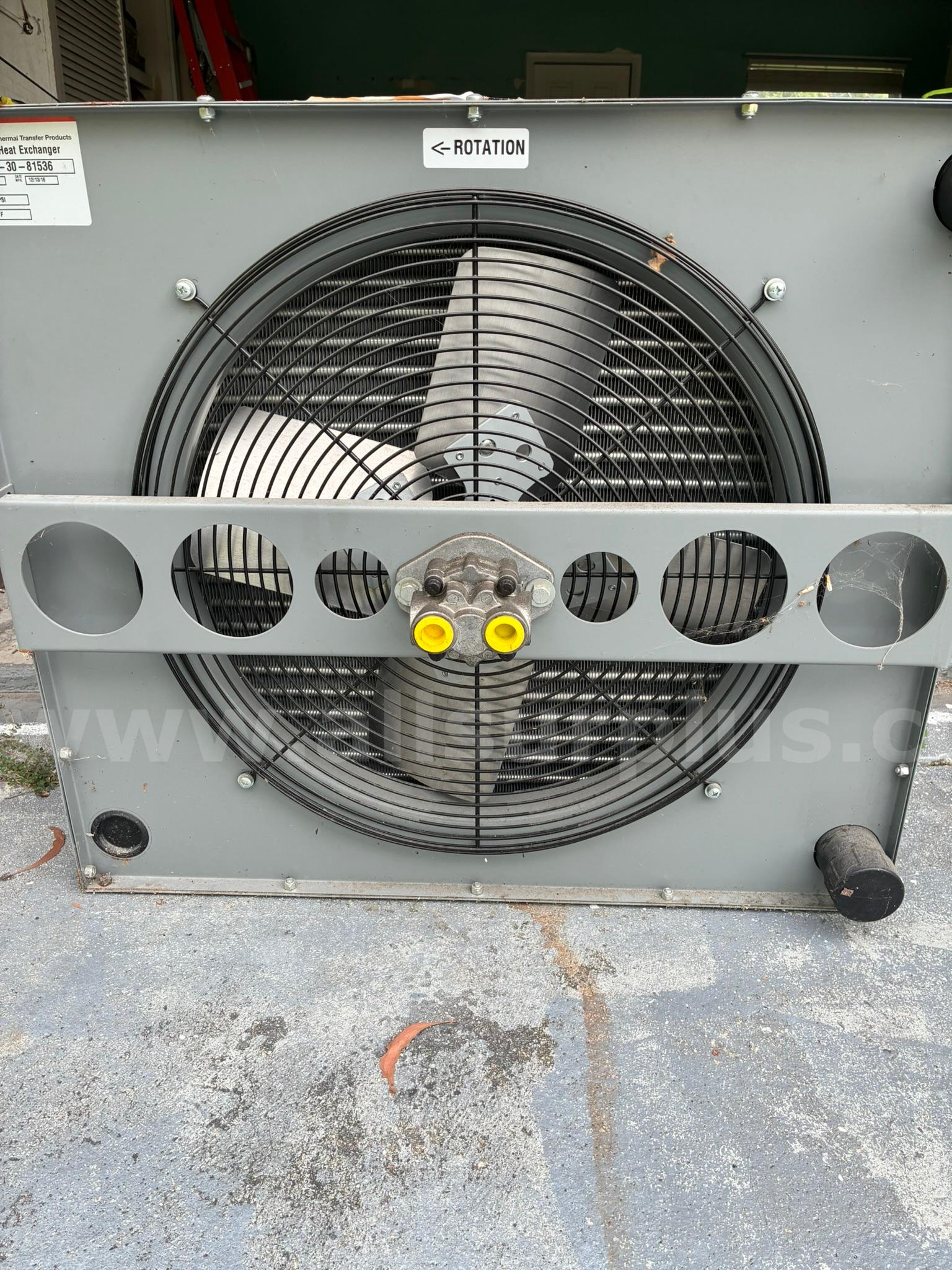 2016 Thermal Transfer AOVHM-30 1 Phase Motor Air-Oil Heat Exchanger Thermal Transfer Products AOVHM-30-81536 Government Surplus Auction - Photo #3