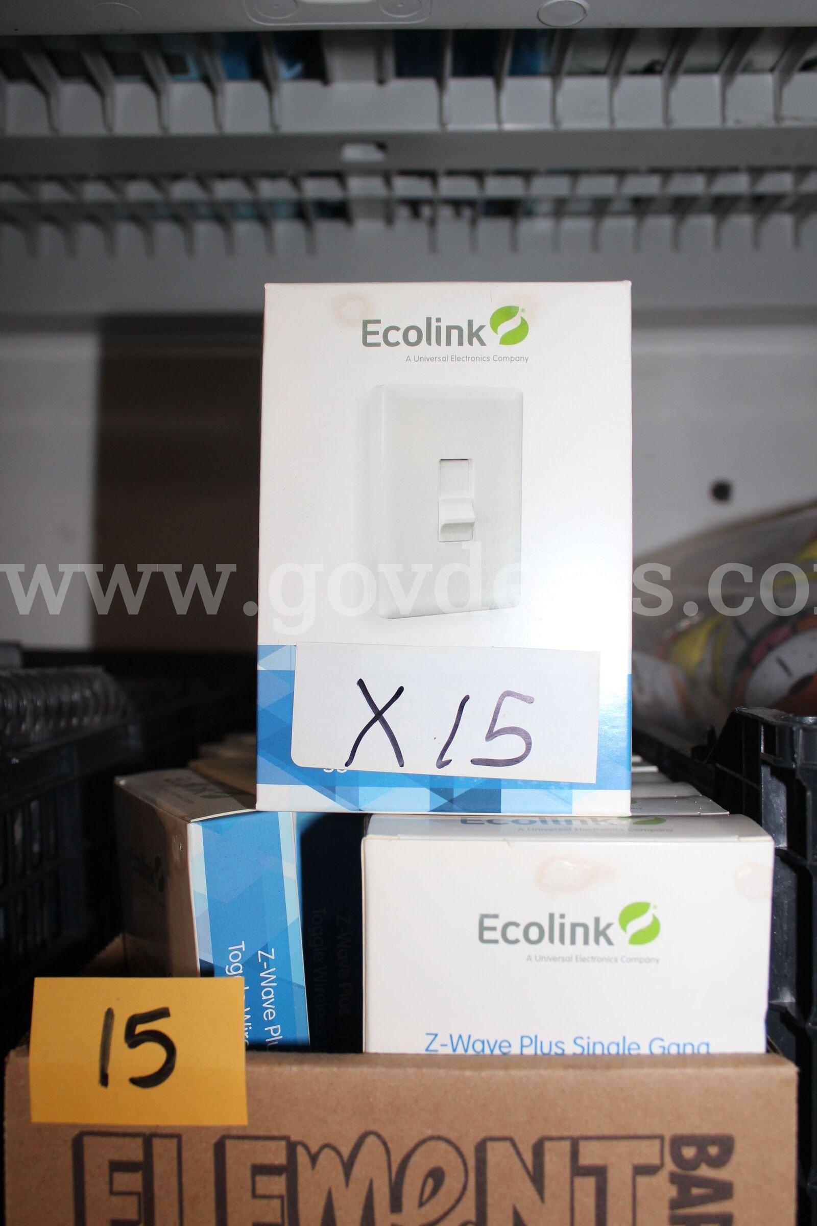 Brand new Ecolink Z-Wave Plus Single Gang Toggle Wireless Light Switch Model Tls-Zwave5