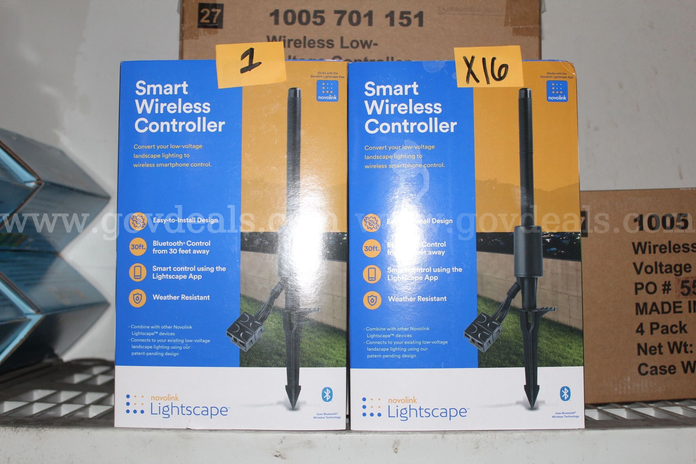 Brand New Novolink Lightscape Smart Wireless Controller Novolink  Government Surplus Auction - Primary Photo
