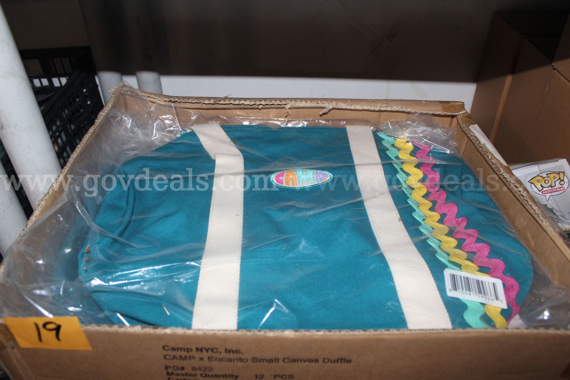 Brand New Camp X Disney'S Encanto Collab Kids Small Canvas Duffle Bag Camp Acbg-Cmp-7Im0 Government Surplus Auction - Primary Photo