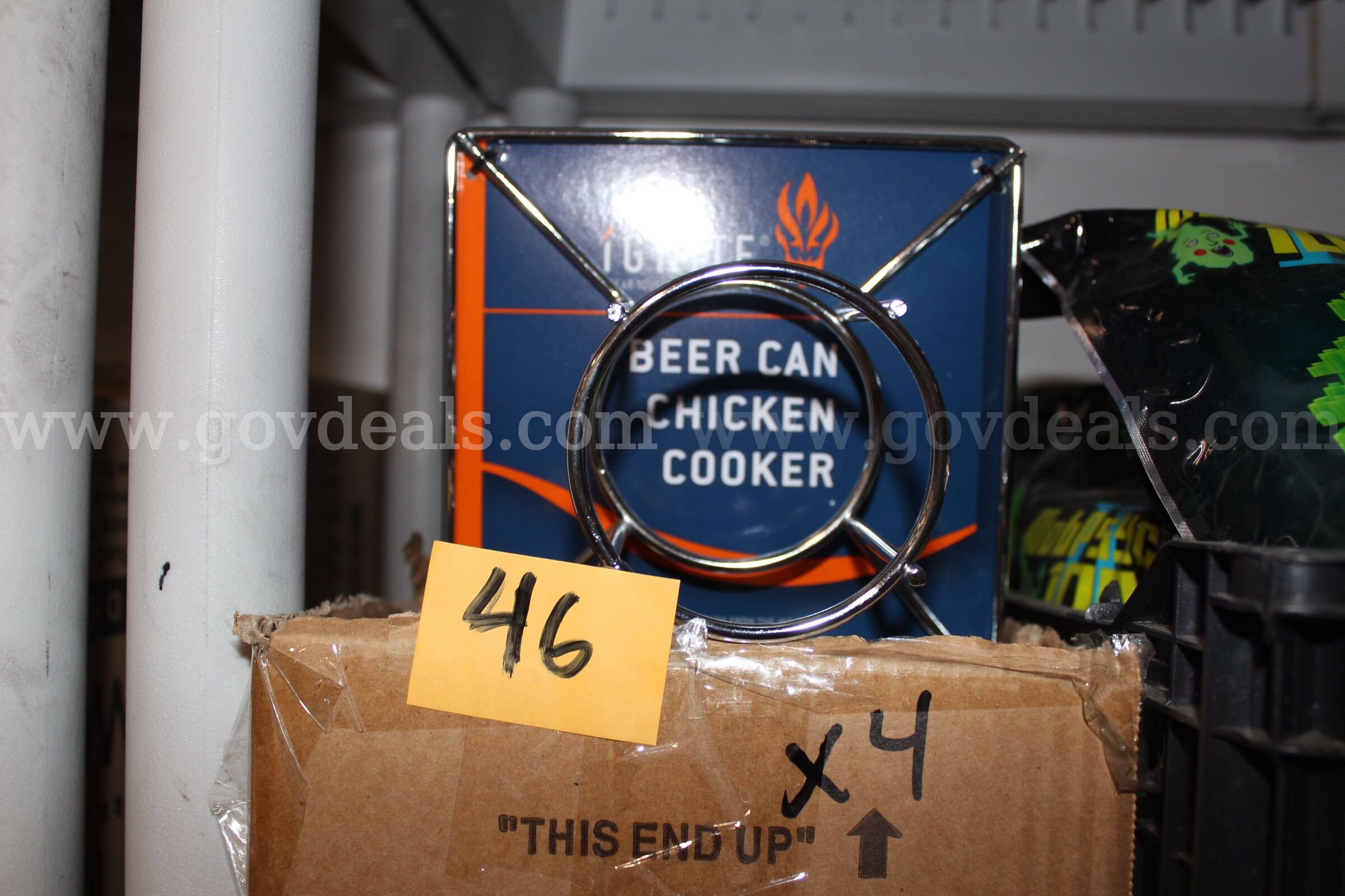 Brand new Ignite Beer Can Chicken Cooker Roasting Rack