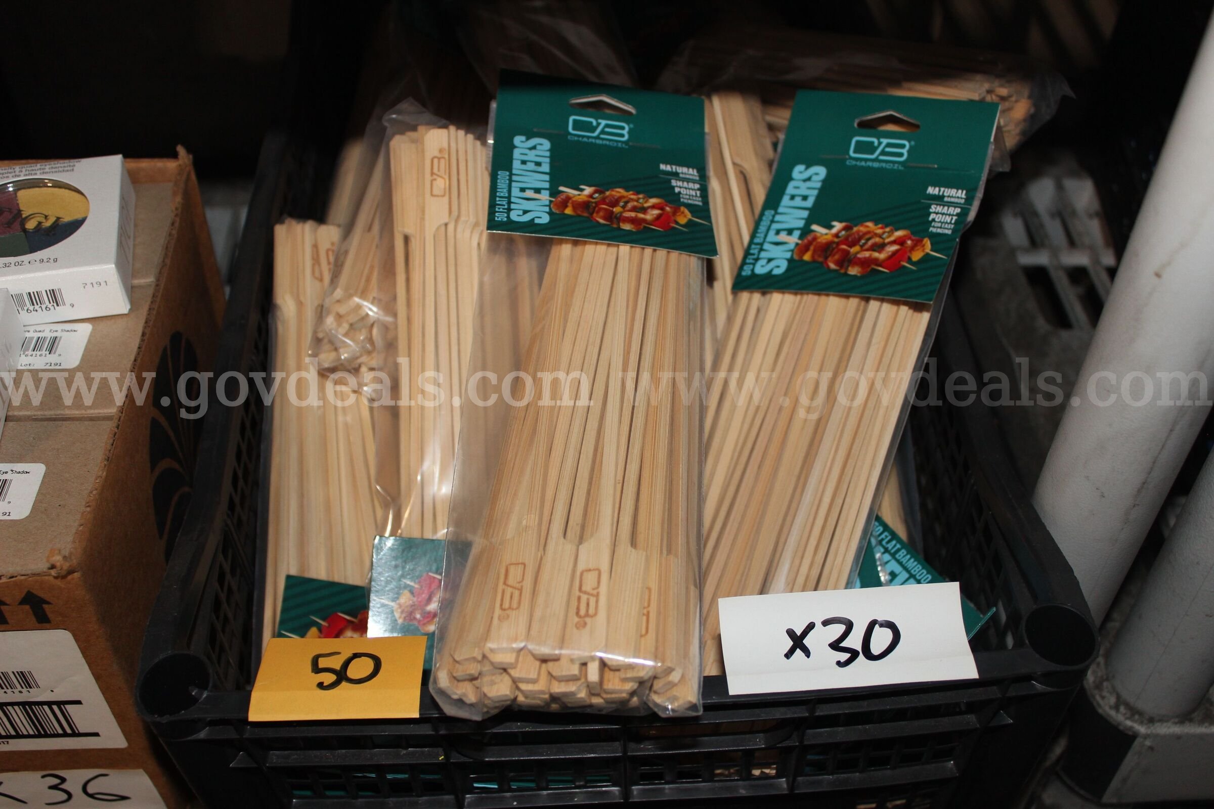Brand new Charbroil 50 Flat Natural Bamboo Skewers With Sharp Point 01513