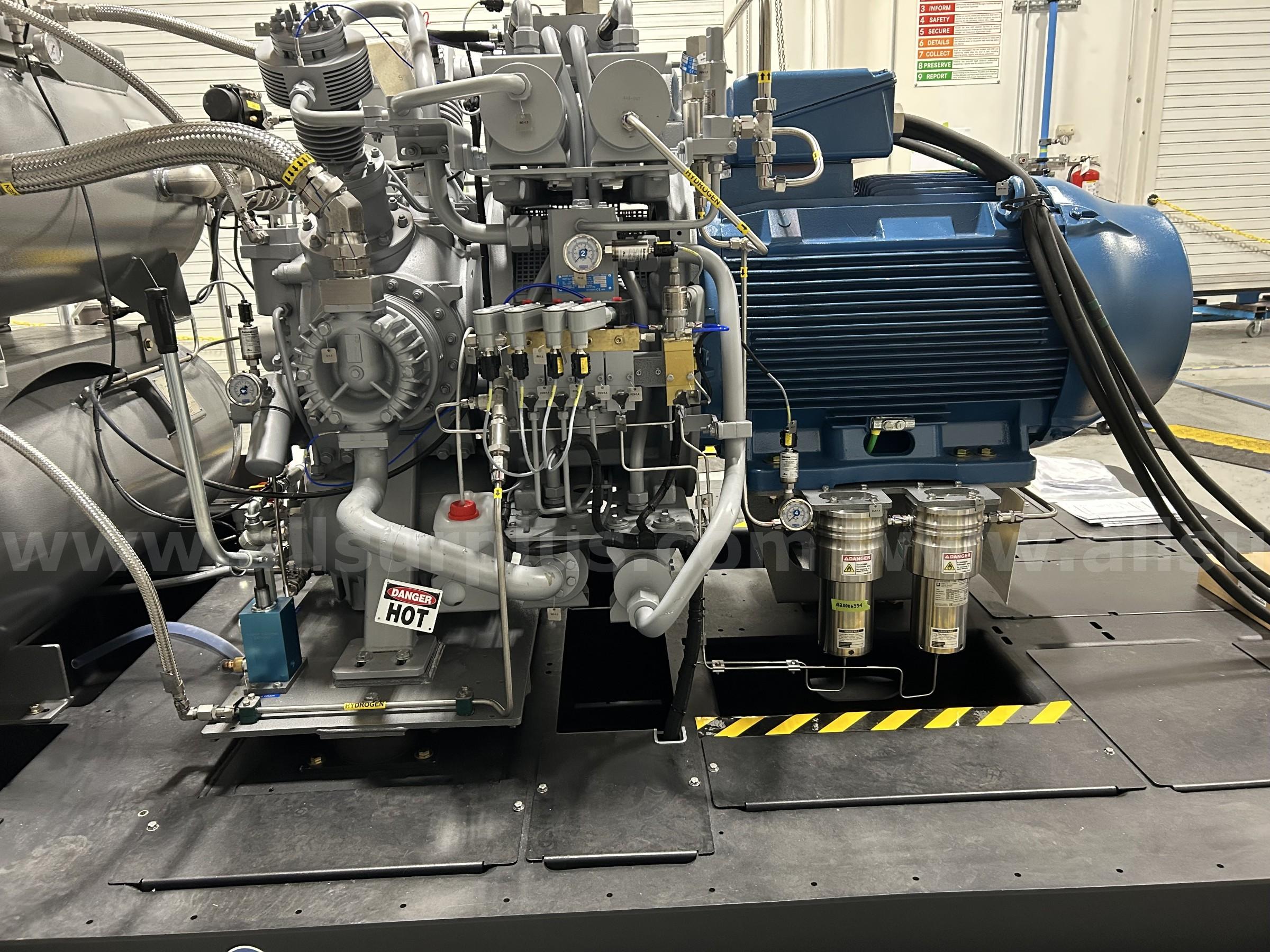 2023 Bauer Compressors mdl. H26.10 4-Stage Hydrogen Compressor (New) Bauer Compressors H26.10 Government Surplus Auction - Photo #4