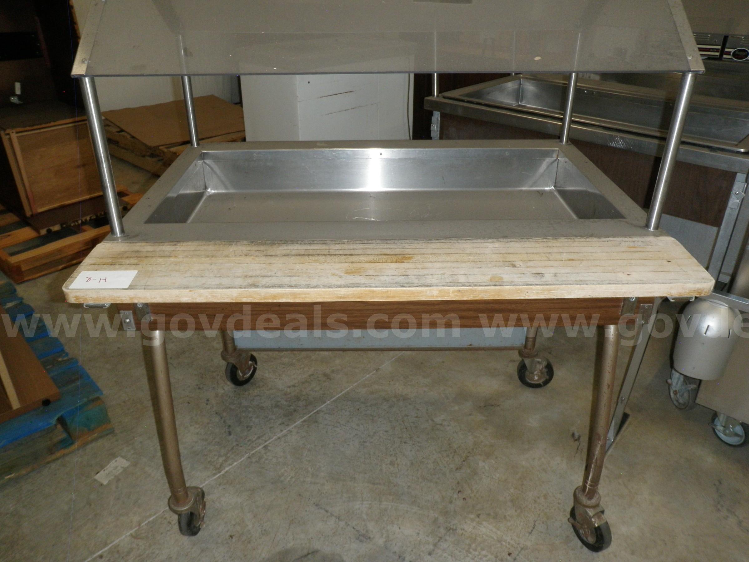 Cafeteria Wheeled Tray   Government Surplus Auction - Primary Photo
