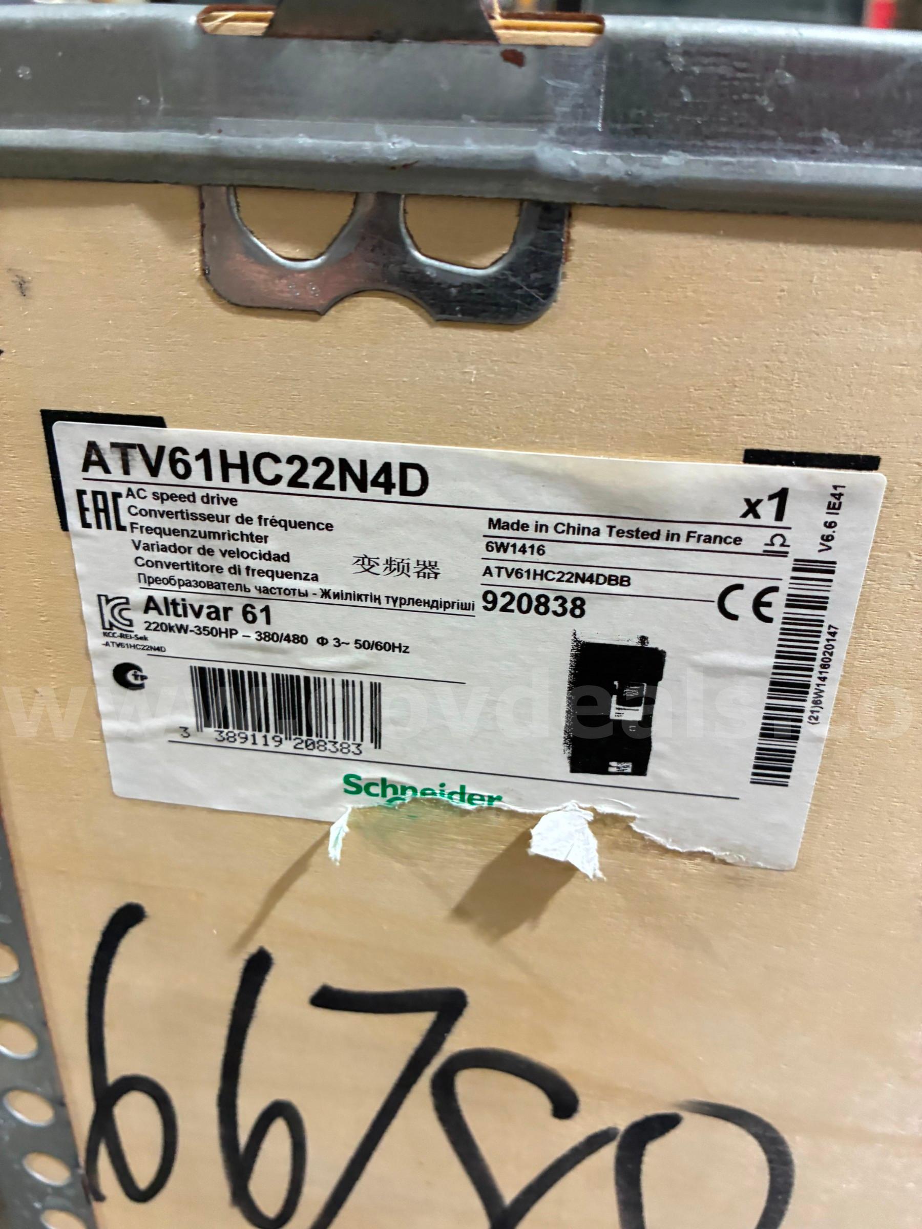 Schneider ATV 61 Variable Frequency Drive (VFD) 350 HP Schneider Electric 350 Government Surplus Auction - Photo #3