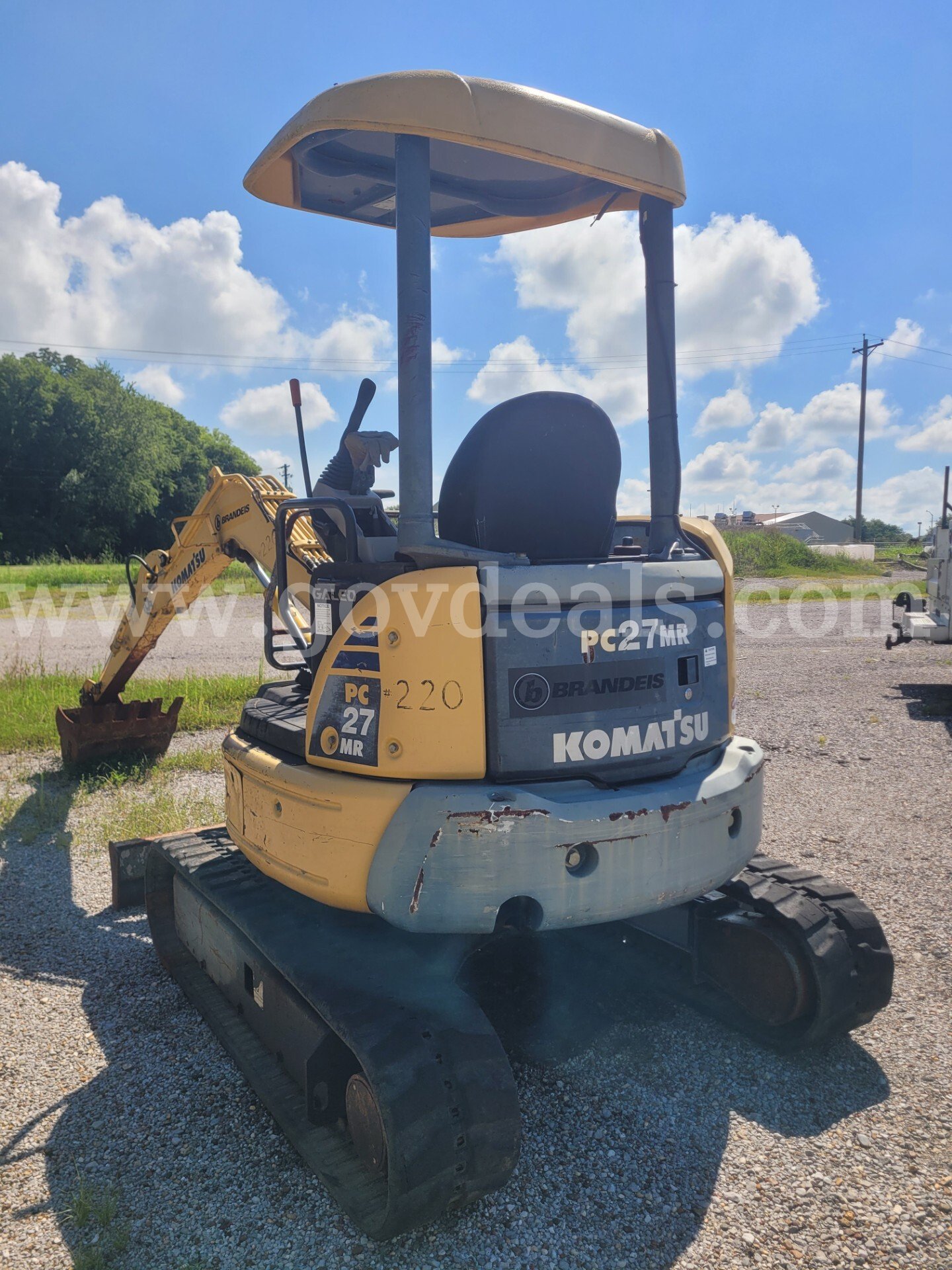 2008 Komatsu Excavator PC27MR Komatsu PC27MR Government Surplus Auction - Photo #5