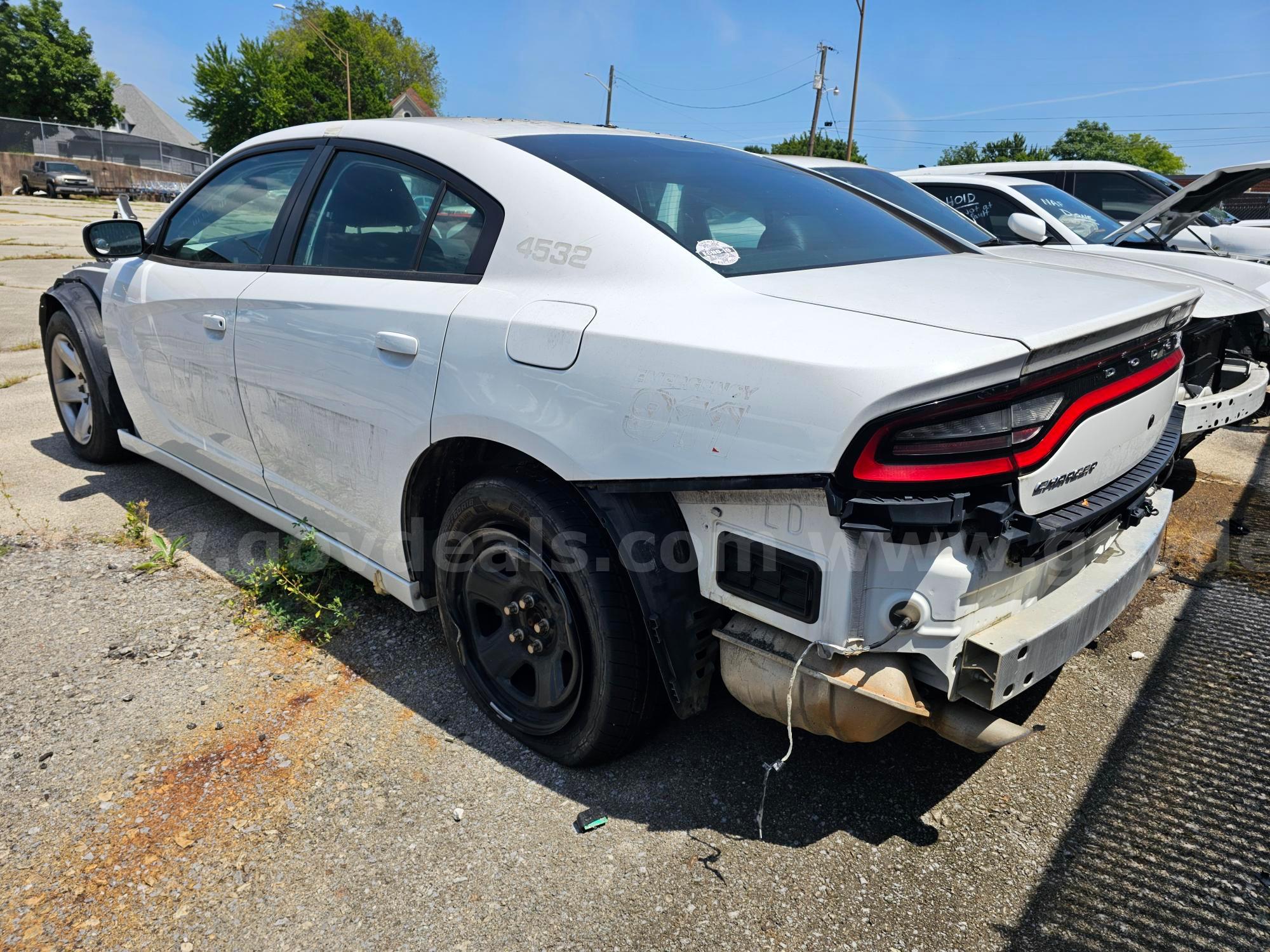 2016 Dodge Charger TAB 4532 (NO KEYS) (WRECKED FOR PARTS OR REPAIR) Dodge Charger Government Surplus Auction - Photo #4