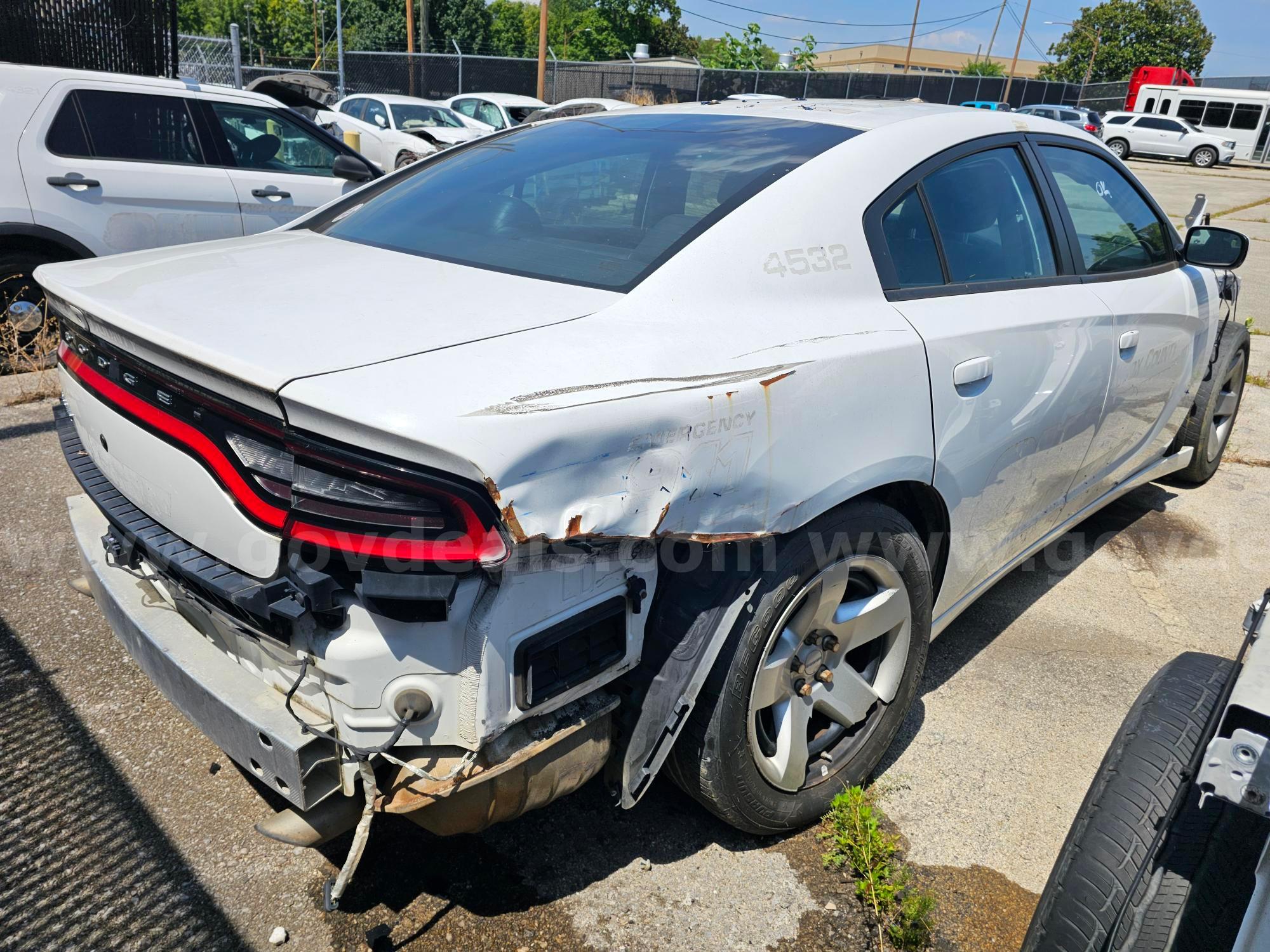 2016 Dodge Charger TAB 4532 (NO KEYS) (WRECKED FOR PARTS OR REPAIR) Dodge Charger Government Surplus Auction - Photo #6