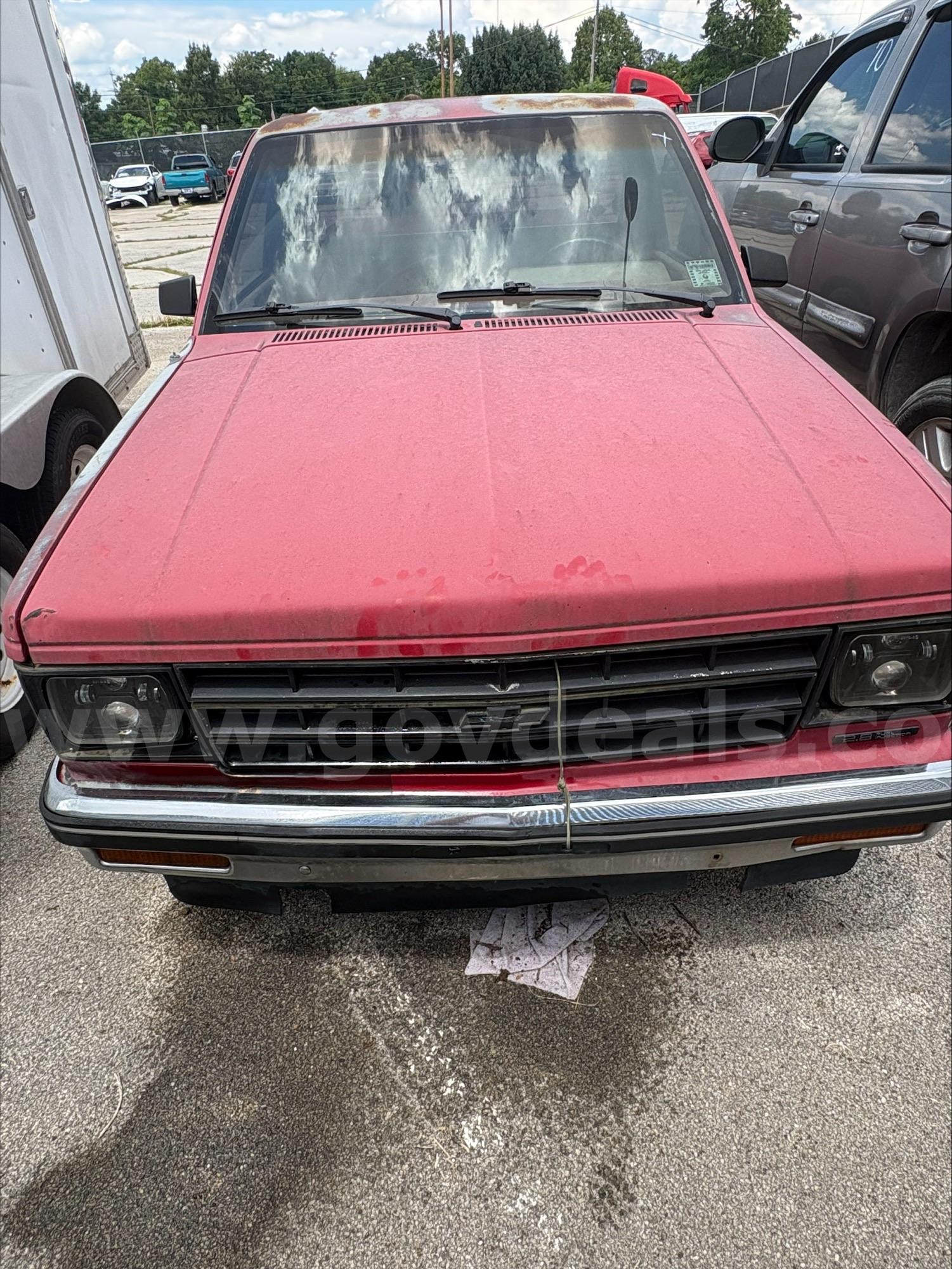 1986 CHEVROLET S10 (NO TITLE) (ABANDON, STOLEN, AND/OR RECOVERED PROPERTY) CHEVROLET CHEVROLET Government Surplus Auction - Photo #4