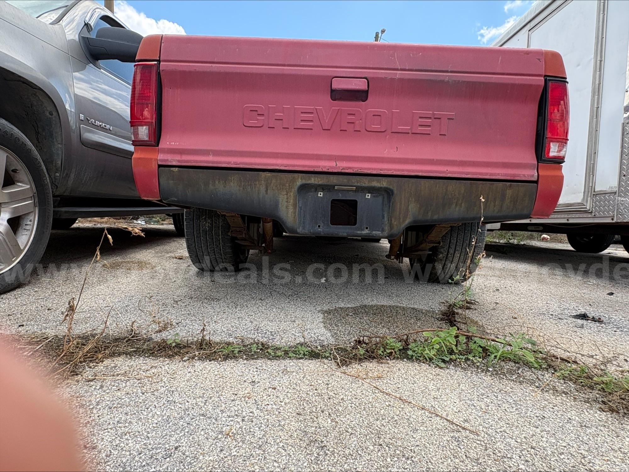 1986 CHEVROLET S10 (NO TITLE) (ABANDON, STOLEN, AND/OR RECOVERED PROPERTY) CHEVROLET CHEVROLET Government Surplus Auction - Photo #5