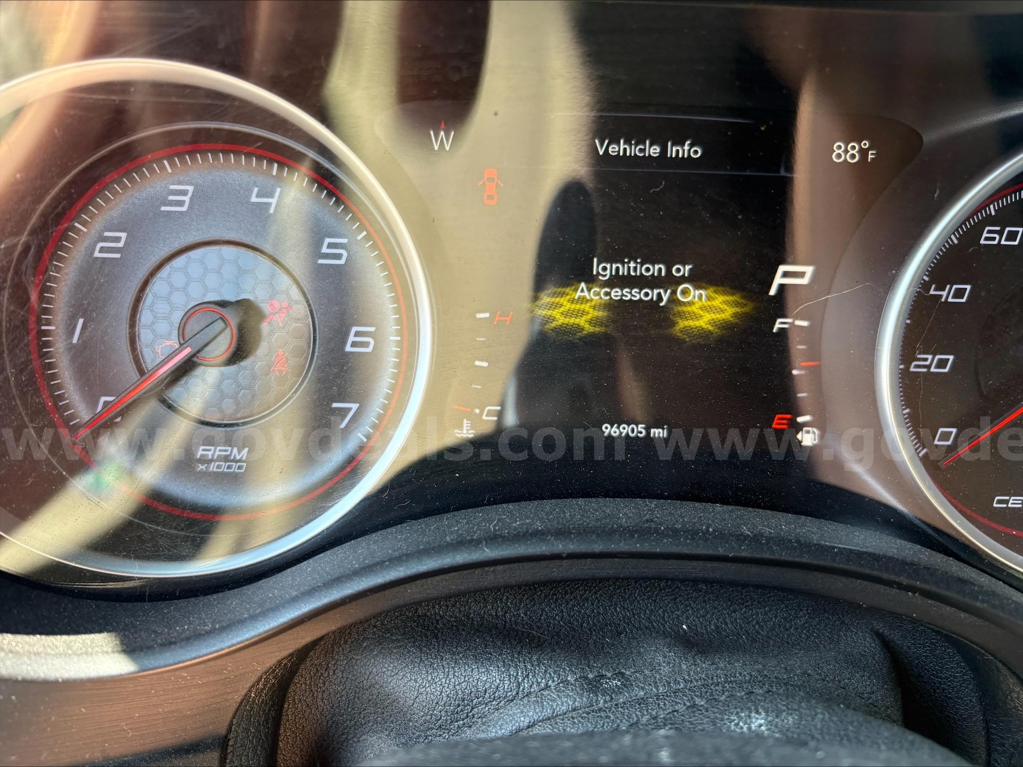 2017 Dodge Charger TAB 4649 (WRECKED FOR PARTS OR REPAIR) Dodge Charger Government Surplus Auction - Photo #2