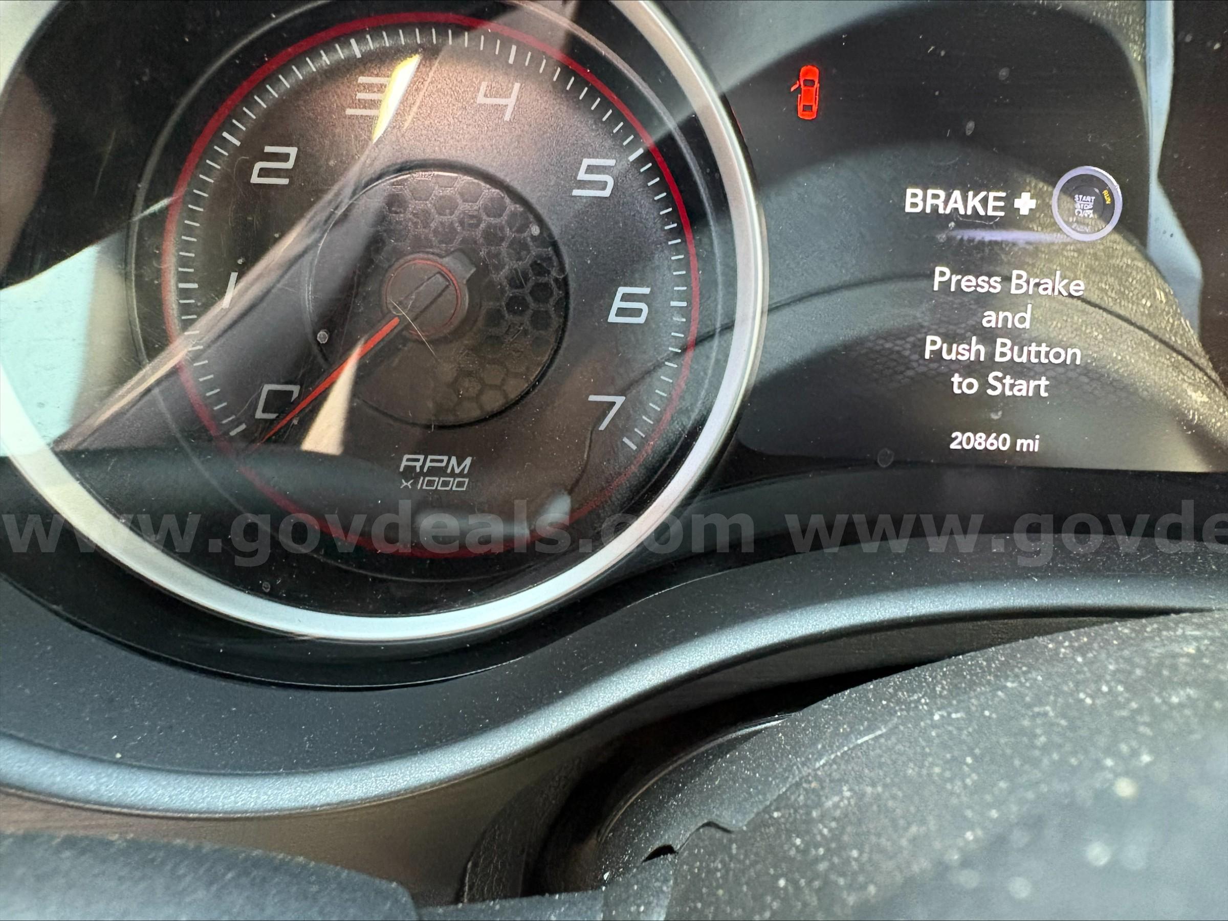 2021 Dodge Charger TAB 5130 (WRECKED FOR PARTS OR REPAIR) Dodge Charger Government Surplus Auction - Photo #4