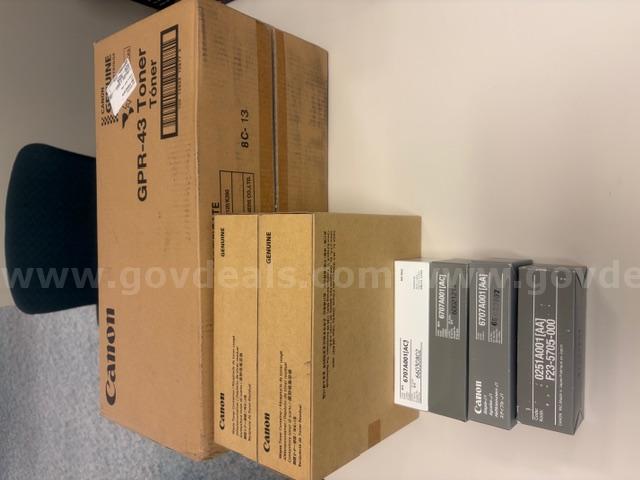Canon & HP Toners (varous models) HP Canon & HP toners Government Surplus Auction - Photo #2