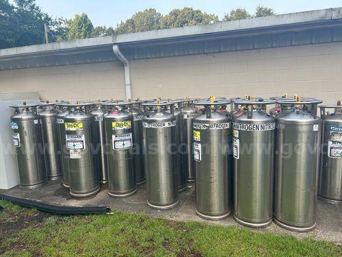 Dewar Nitrogen Tanks (224290 DC) Dewar  Government Surplus Auction - Photo #2