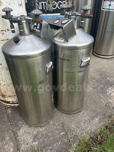 Dewar Nitrogen Tanks (224290 DC) Dewar  Government Surplus Auction - Photo #4