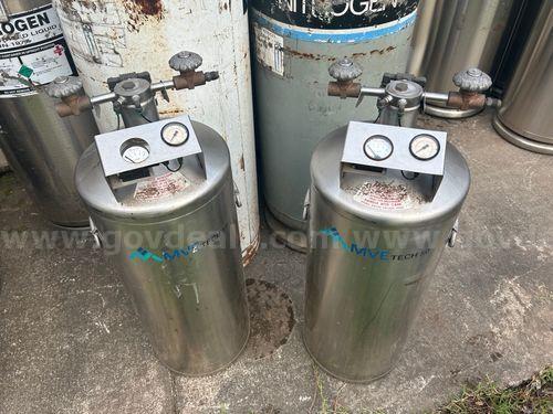 Dewar Nitrogen Tanks (224290 DC) Dewar  Government Surplus Auction - Photo #5