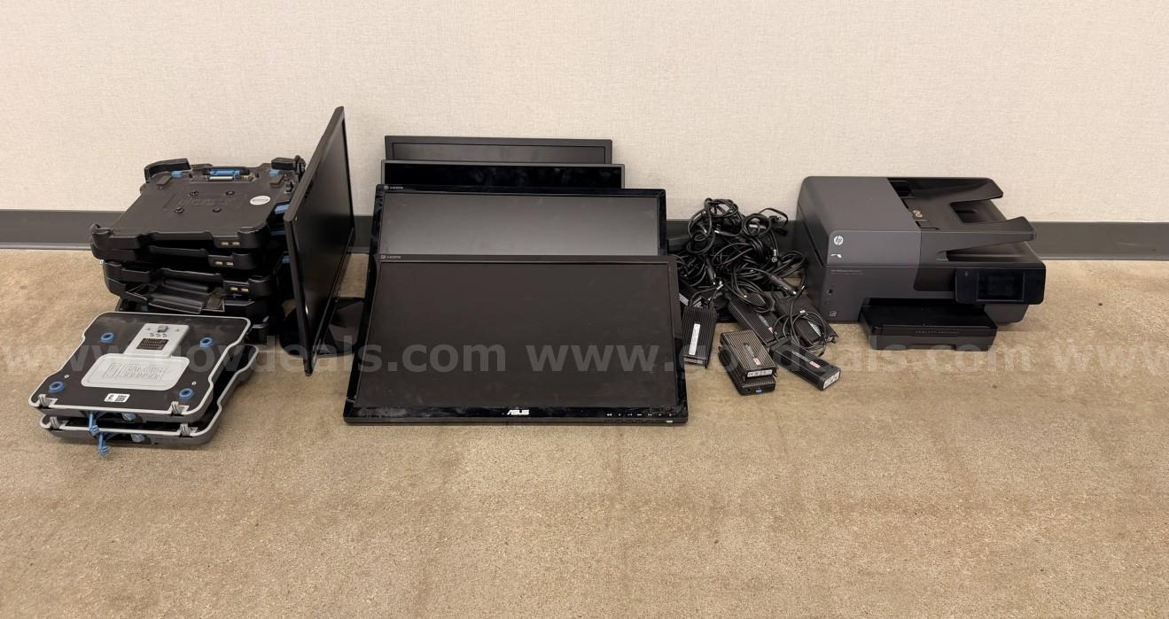 COMPUTER MOUNTS, MONITORS, ETC.   Government Surplus Auction - Primary Photo